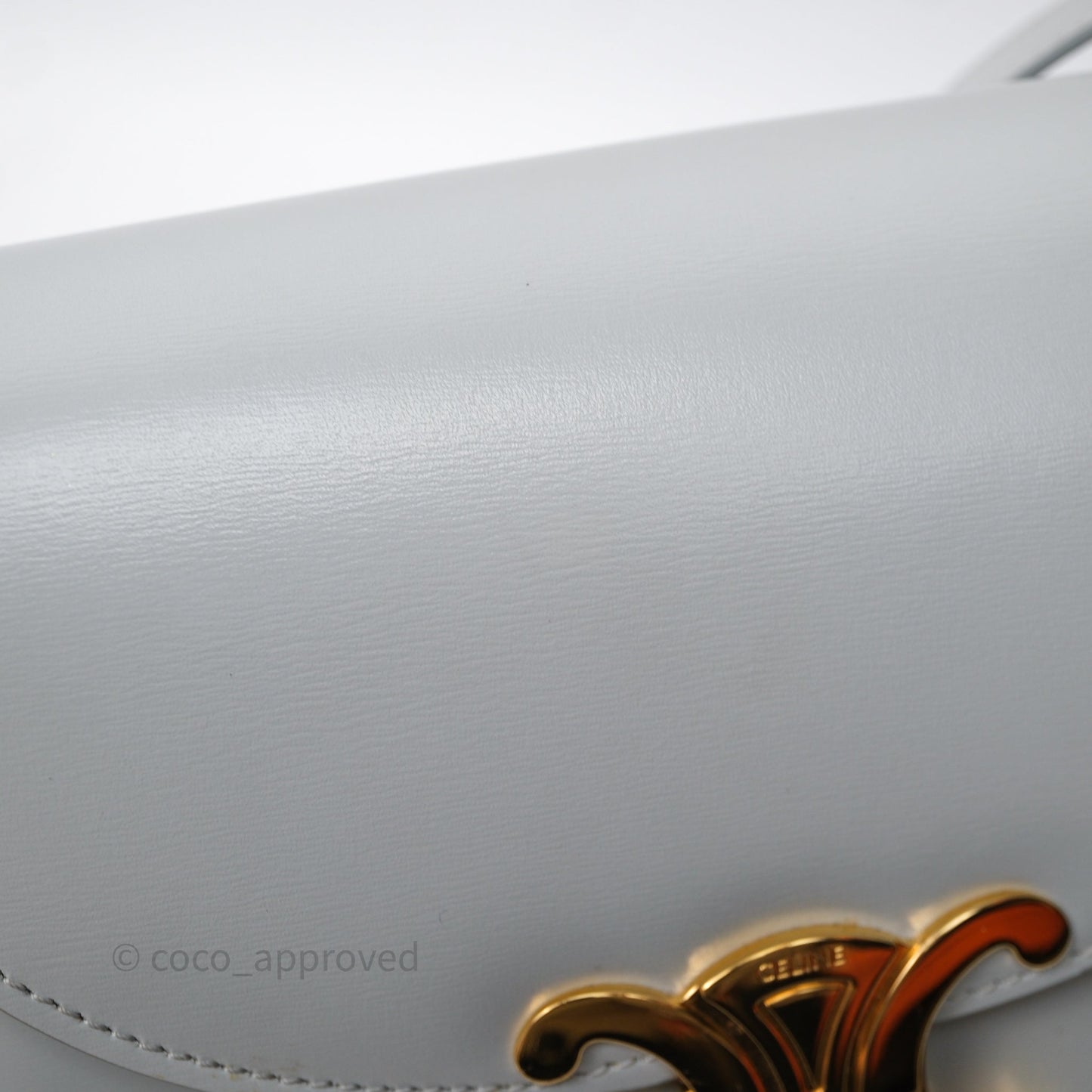 Celine Teen Besace Light Blue Shiny Calfskin