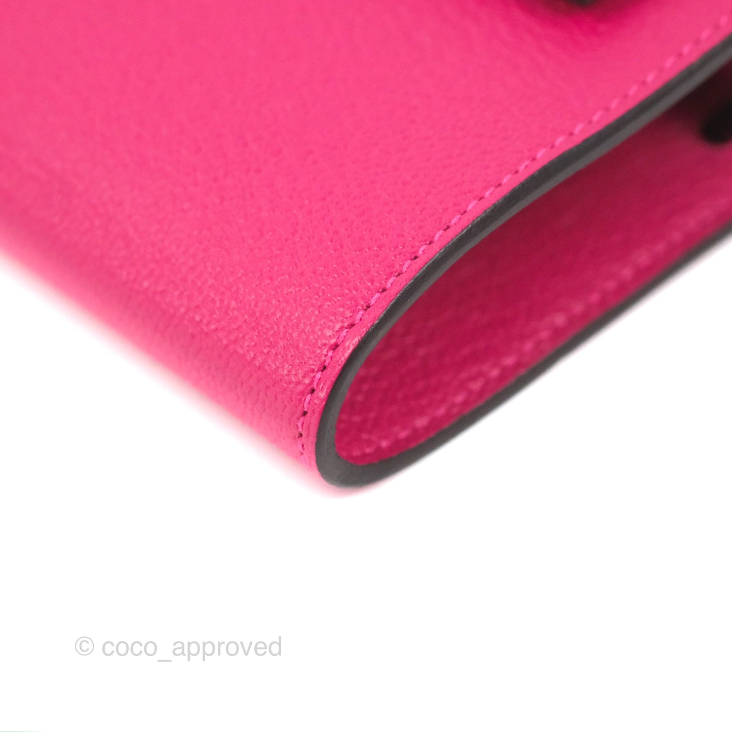 Hermès Kelly To Go Wallet Rose Mexico Chevre Mysore Palladium Hardware