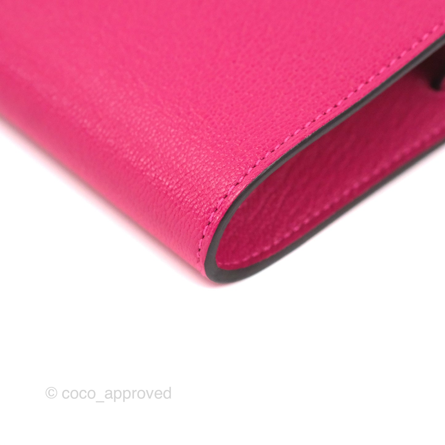 Hermès Kelly To Go Wallet Rose Mexico Chevre Mysore Palladium Hardware