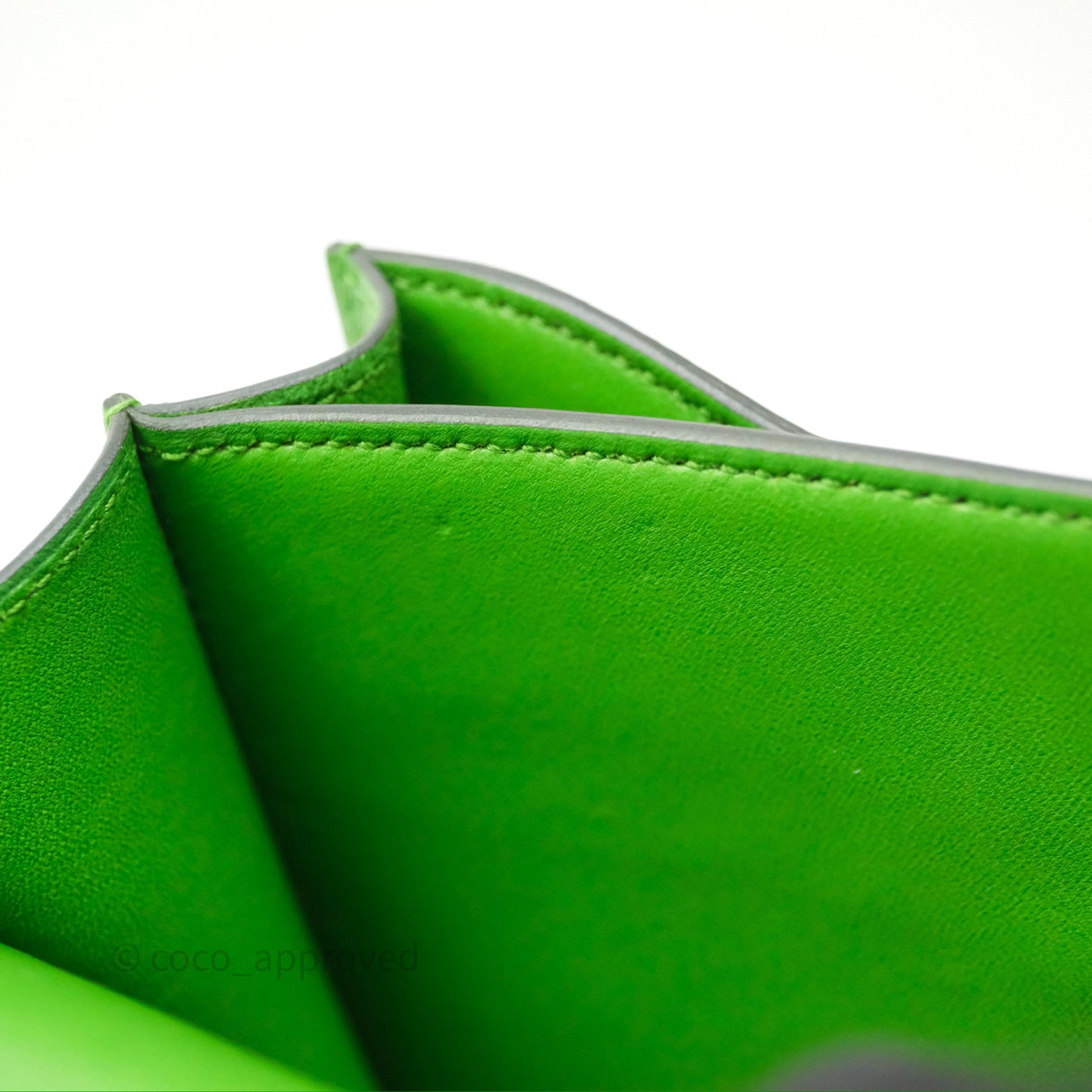 Hermès Constance Mini 18cm Vert Yucca A8 Epsom Gold Hardware