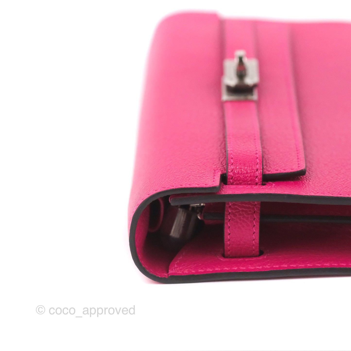 Hermès Kelly To Go Wallet Rose Mexico Chevre Mysore Palladium Hardware