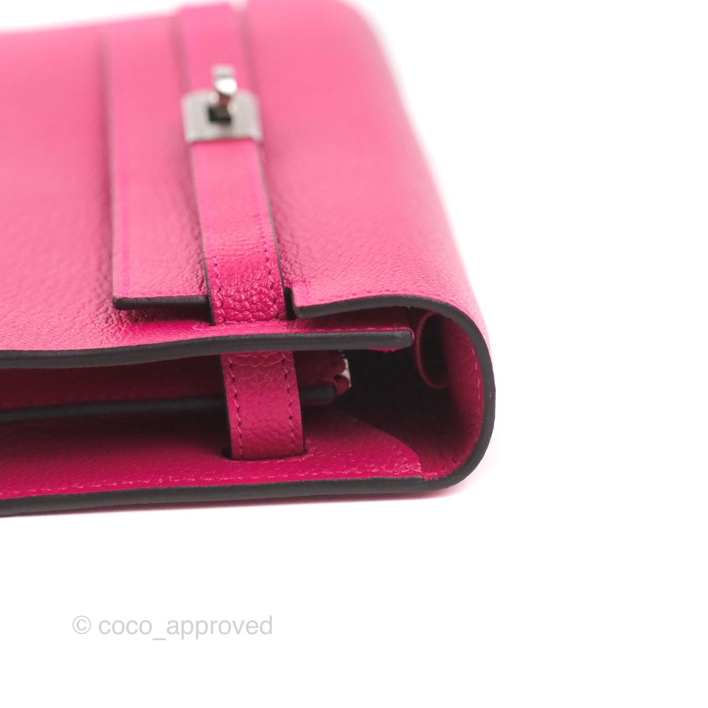 Hermès Kelly To Go Wallet Rose Mexico Chevre Mysore Palladium Hardware