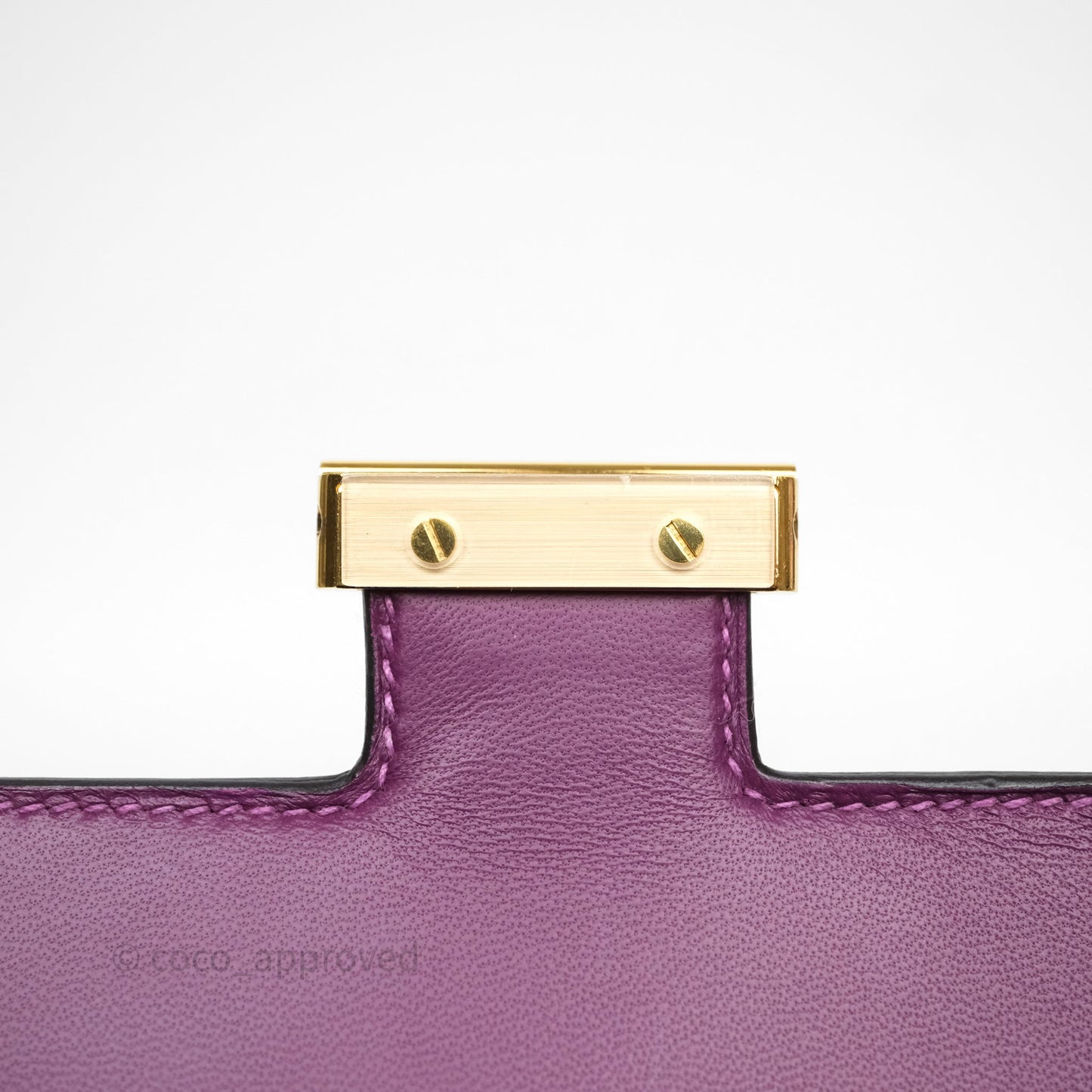 Hermès Constance Mini 18cm Anemone P9 Evercolor Gold Hardware