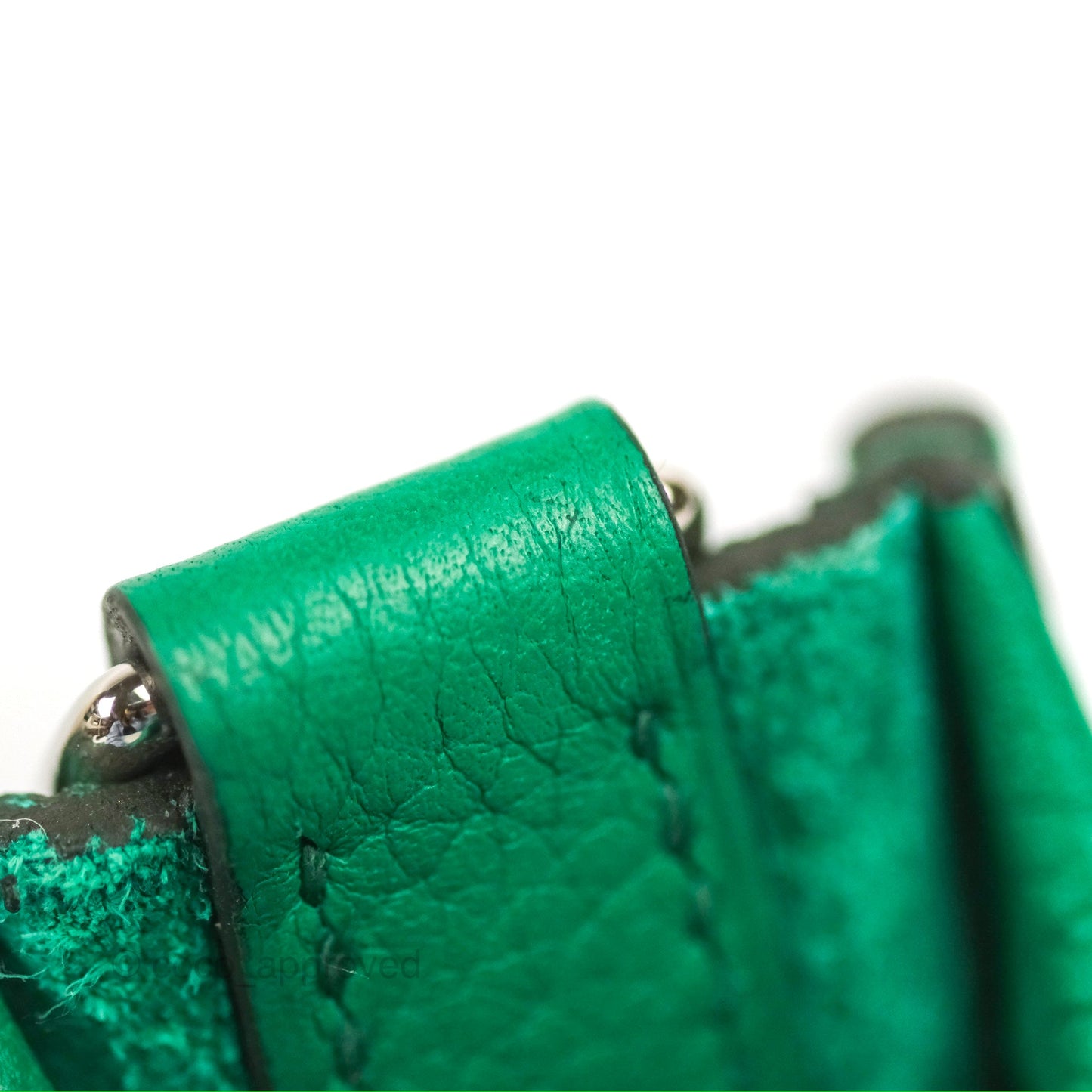Hermès Mini Evelyne 16 Vert Jade Clemence Palladium Hardware