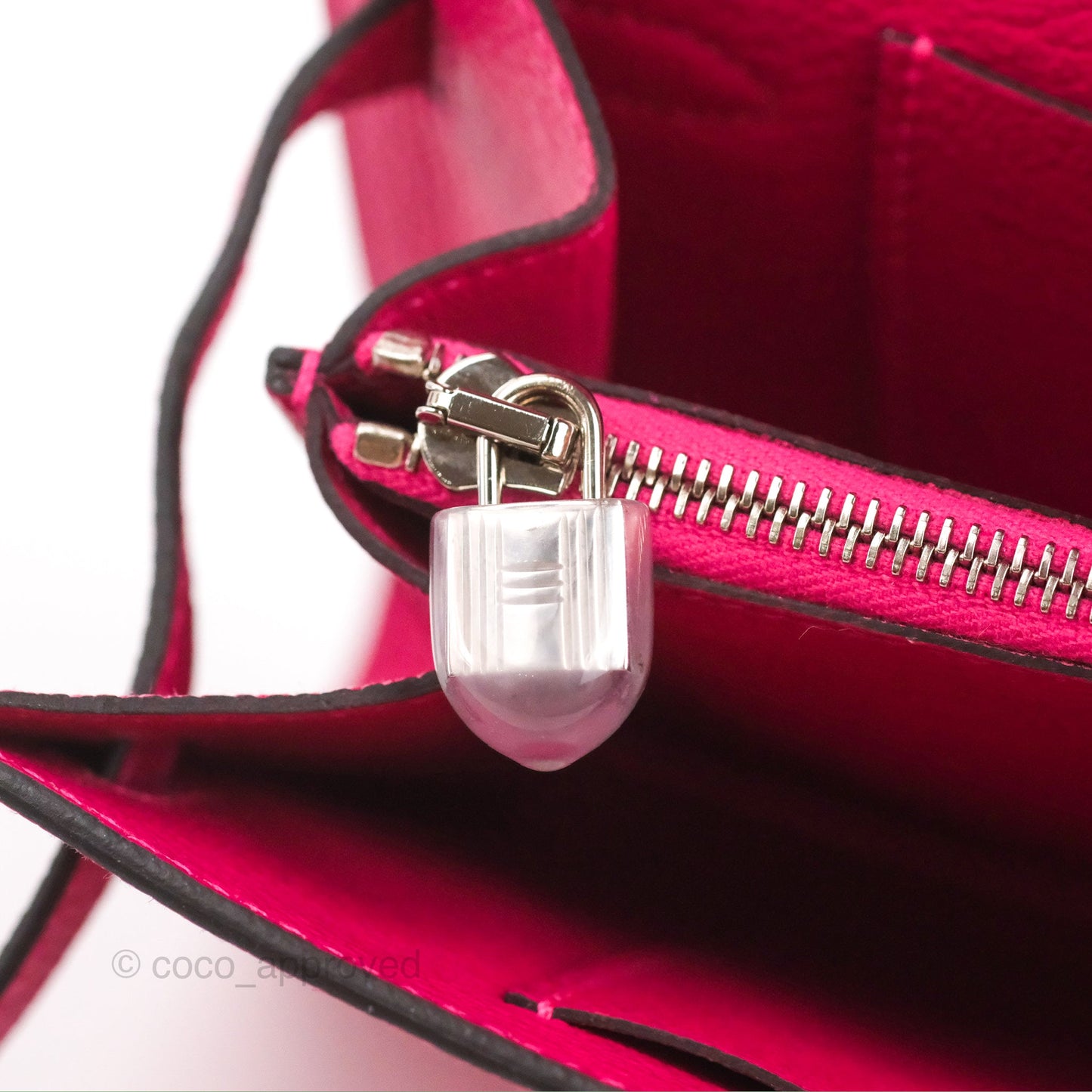 Hermès Kelly To Go Wallet Rose Mexico Chevre Mysore Palladium Hardware
