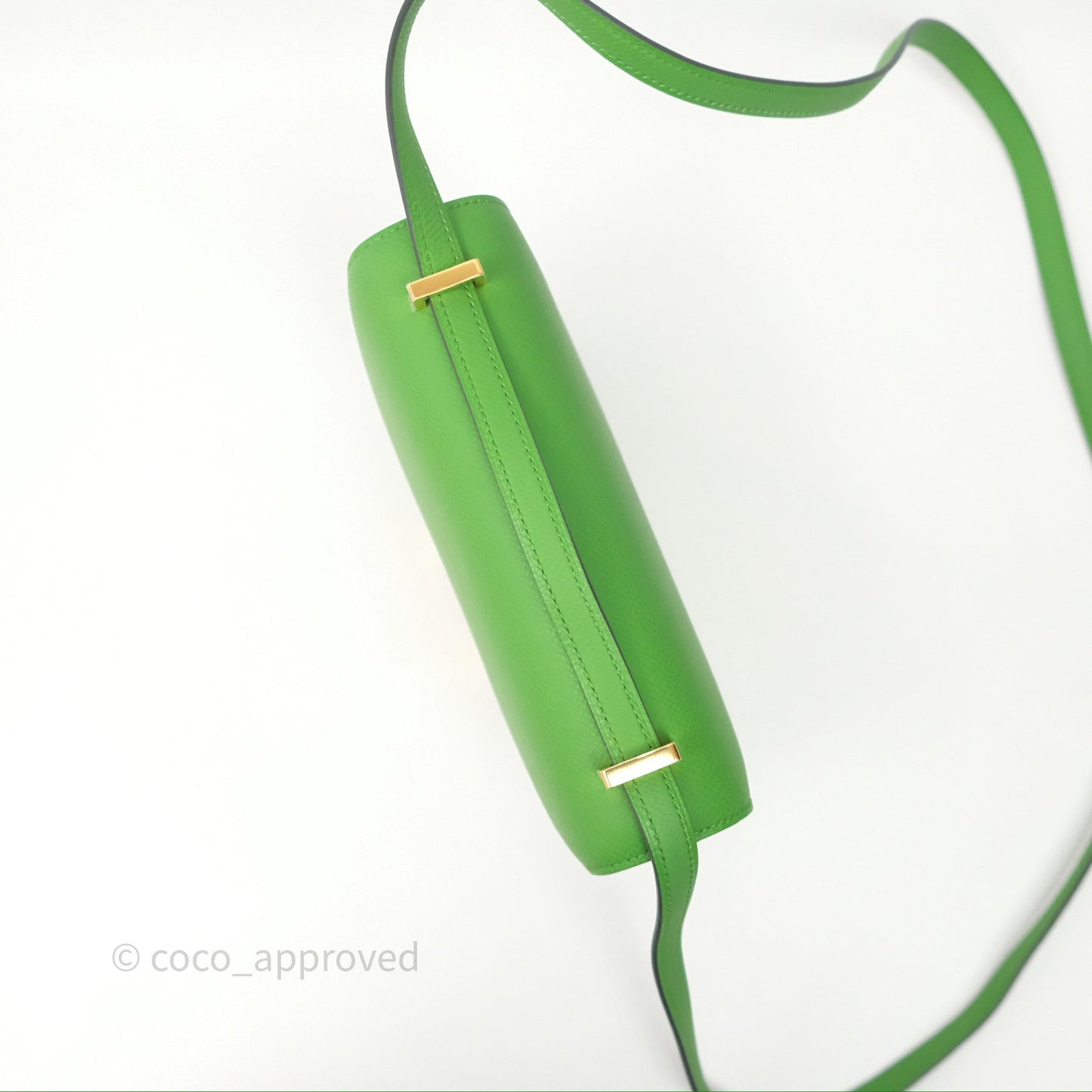 Hermès Constance Mini 18cm Vert Yucca A8 Epsom Gold Hardware