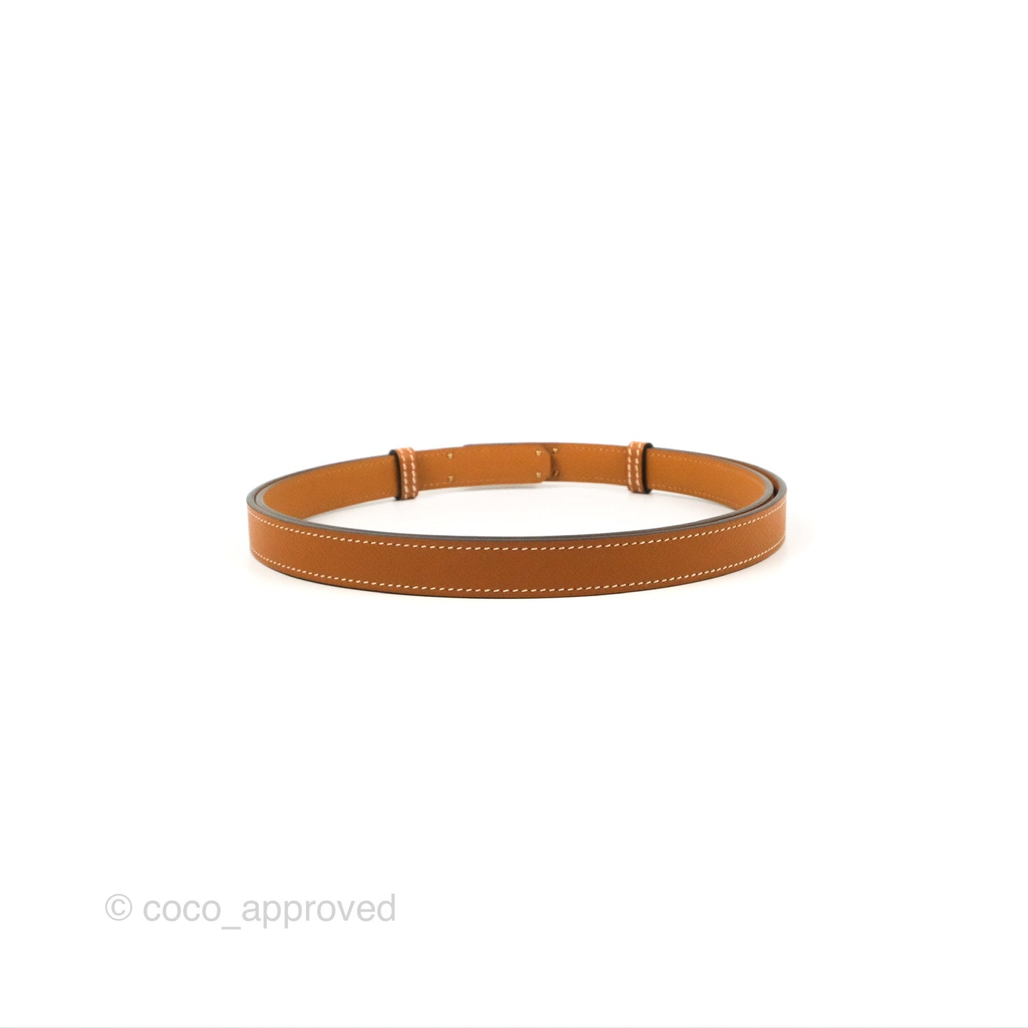 Hermès Epsom Kelly Buckle Belt Rose Gold Hardware