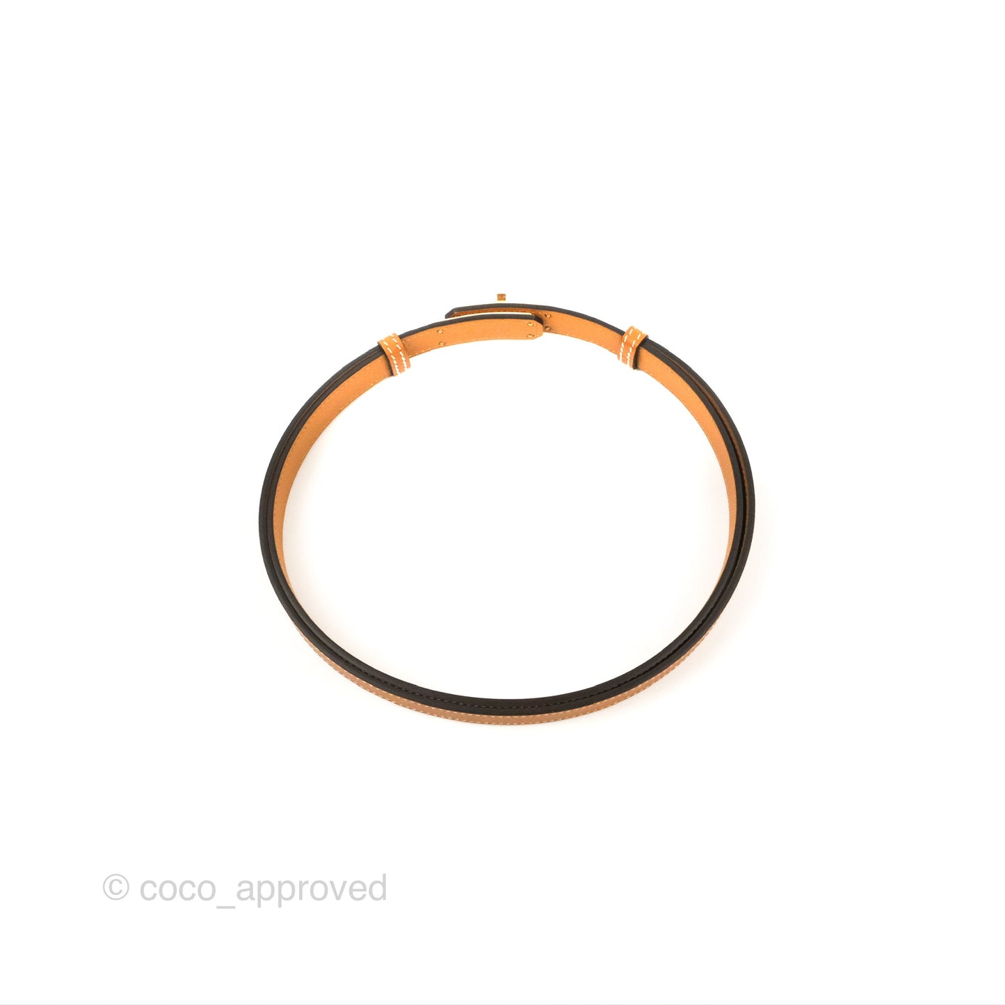 Hermès Epsom Kelly Buckle Belt Rose Gold Hardware