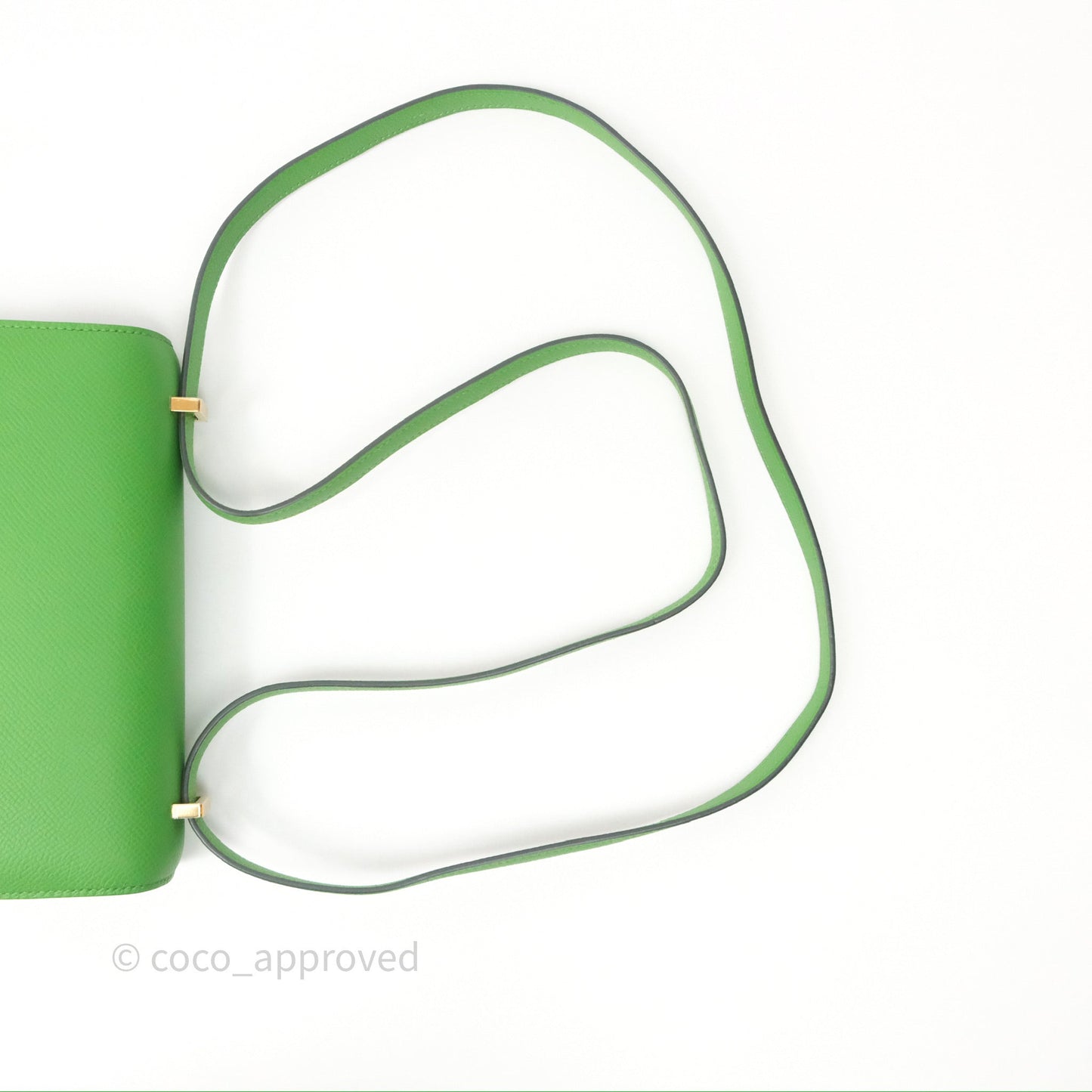 Hermès Constance Mini 18cm Vert Yucca A8 Epsom Gold Hardware