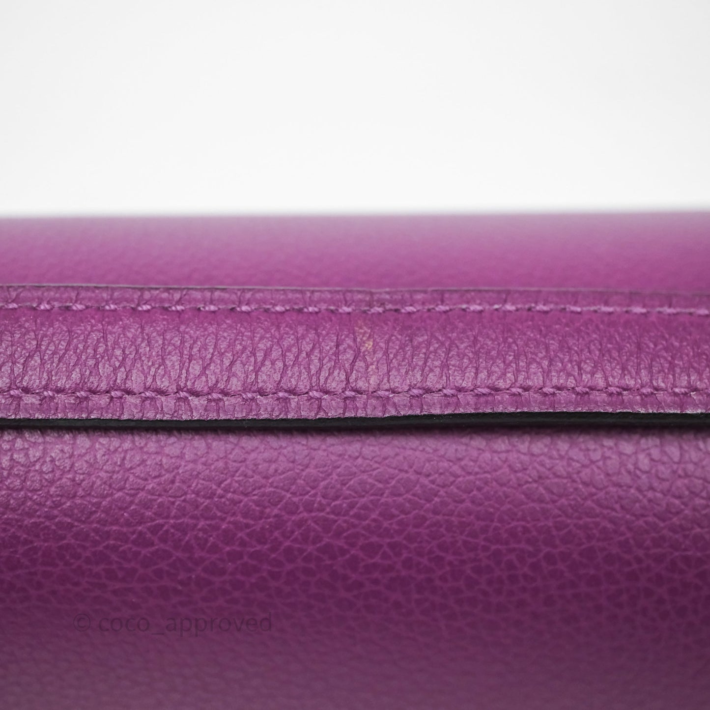 Hermès Constance Mini 18cm Anemone P9 Evercolor Gold Hardware