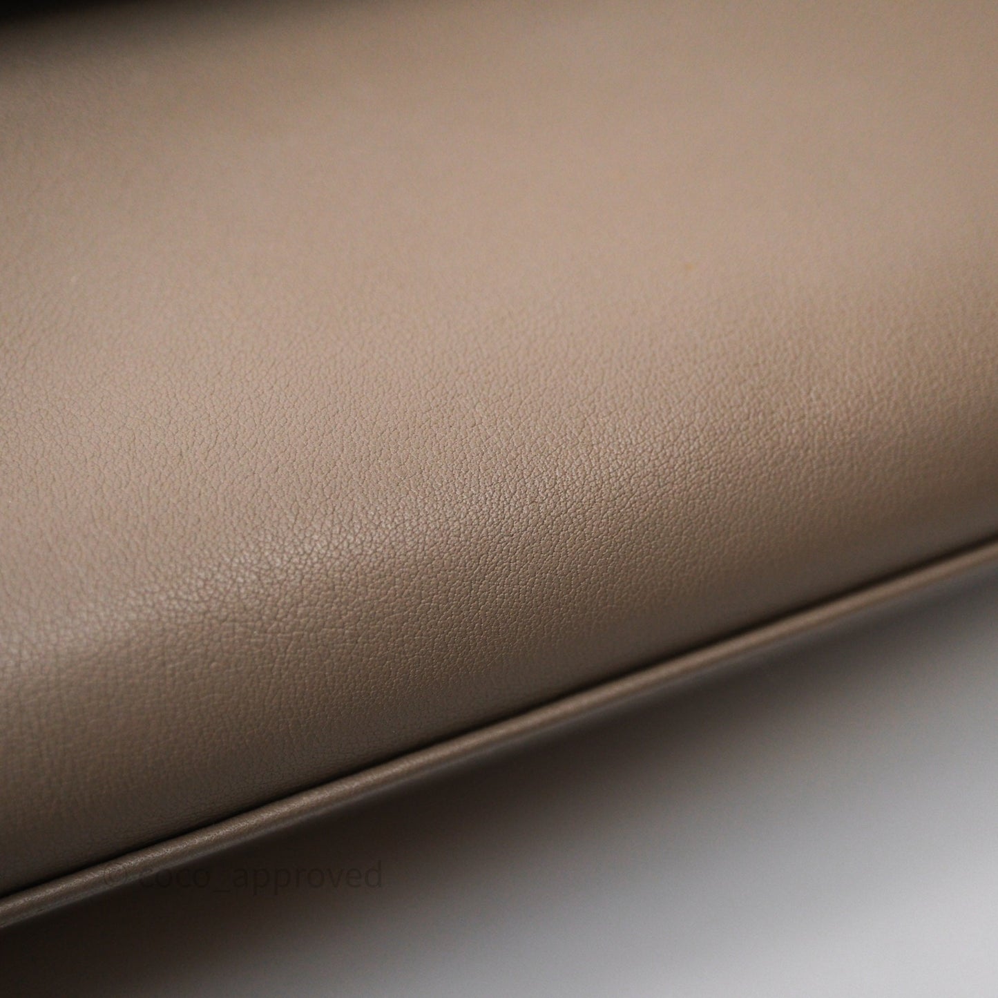 Hermès Kelly Pochette Gris Asphalte M8 Swift Gold Hardware