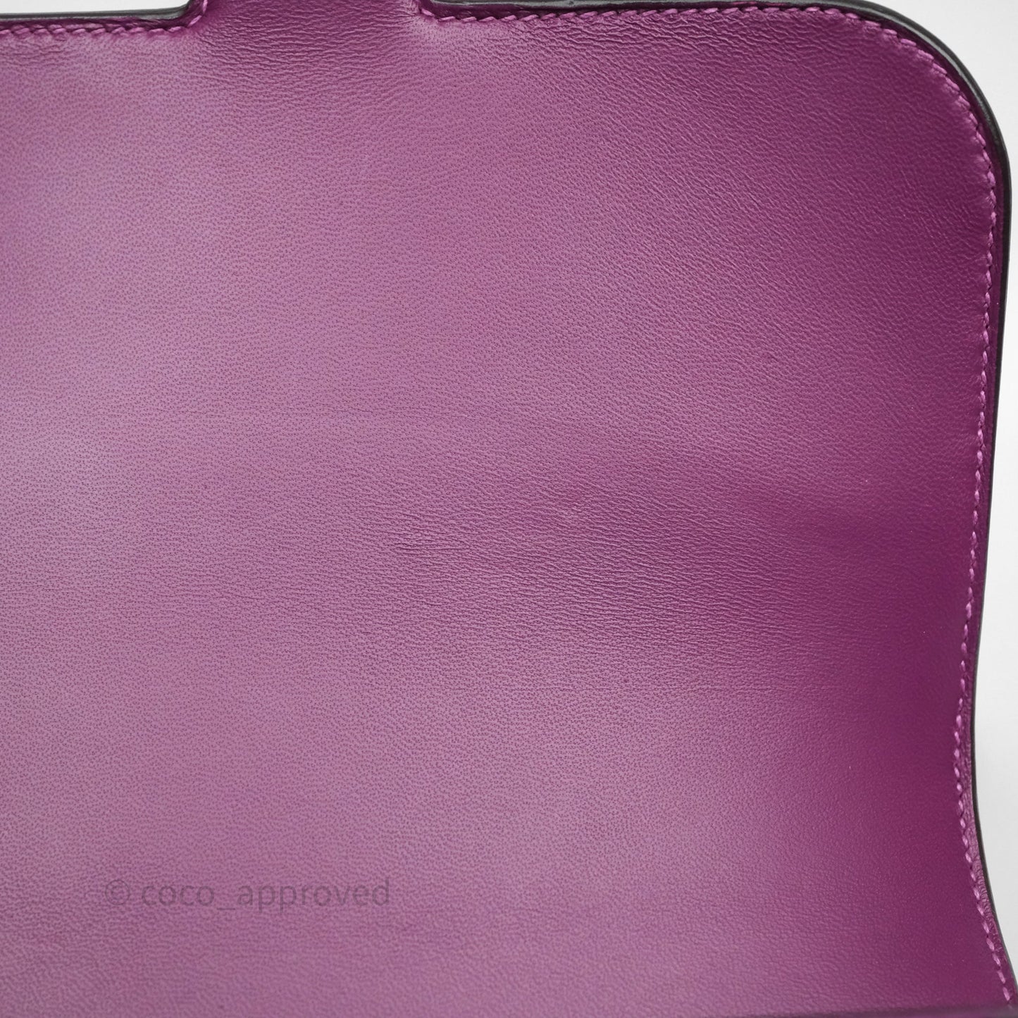 Hermès Constance Mini 18cm Anemone P9 Evercolor Gold Hardware
