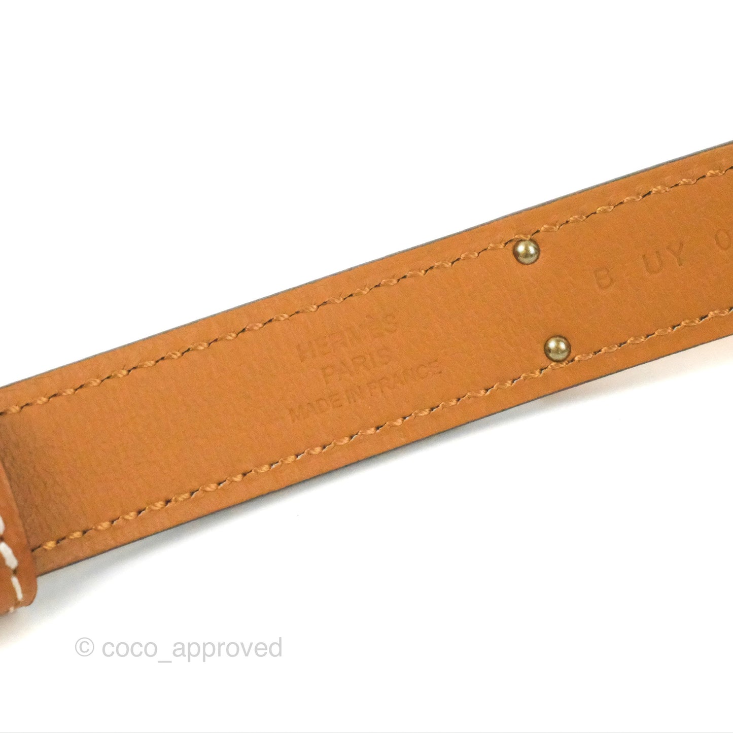 Hermès Epsom Kelly Buckle Belt Rose Gold Hardware