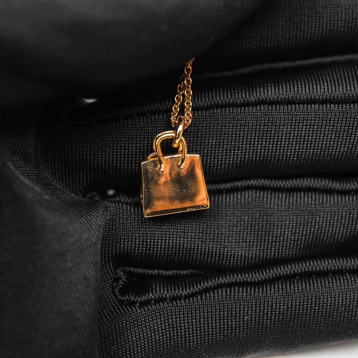 Hermès Birkin Amulette Pendant Necklace Rose Gold