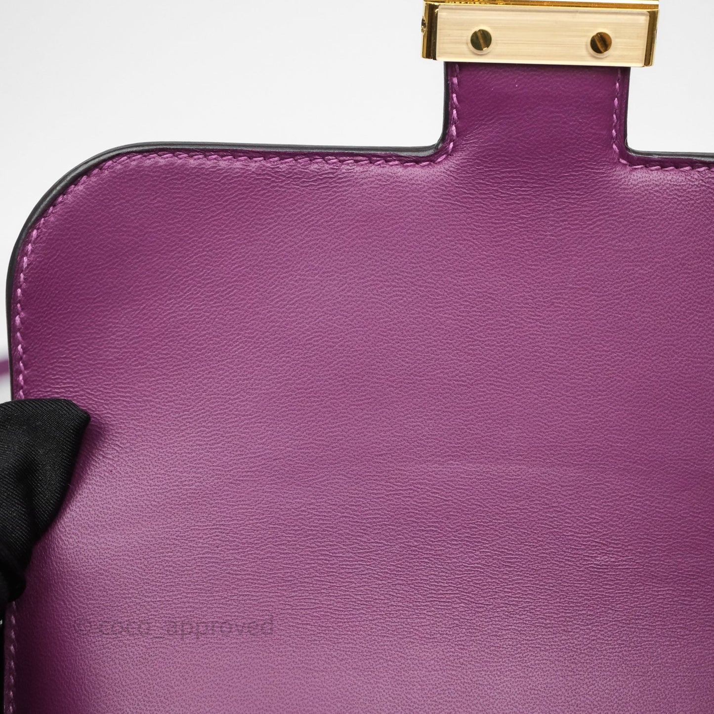 Hermès Constance Mini 18cm Anemone P9 Evercolor Gold Hardware
