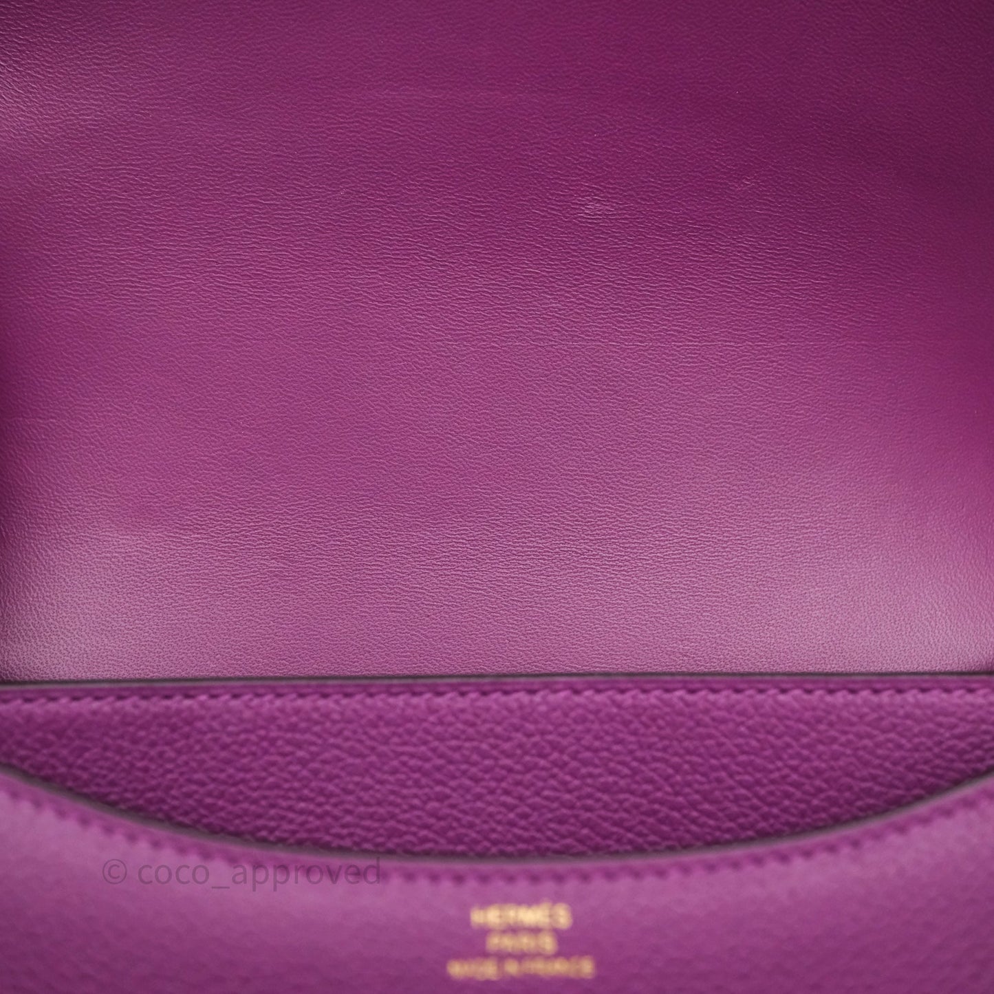 Hermès Constance Mini 18cm Anemone P9 Evercolor Gold Hardware