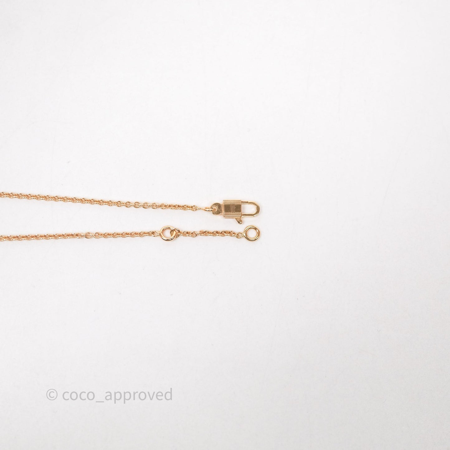 Hermès Birkin Amulette Pendant Necklace Rose Gold
