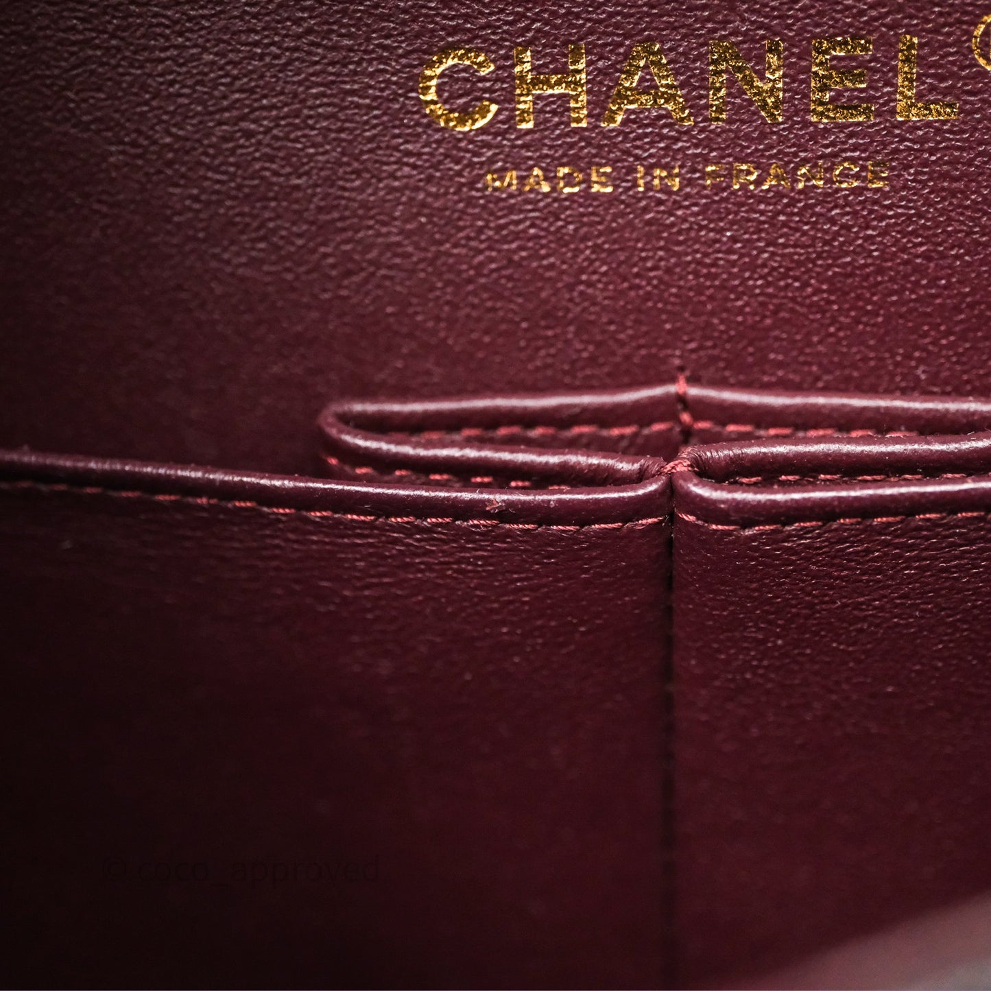 Chanel Classic M/L Medium Flap Chevron Black Caviar Gold Hardware