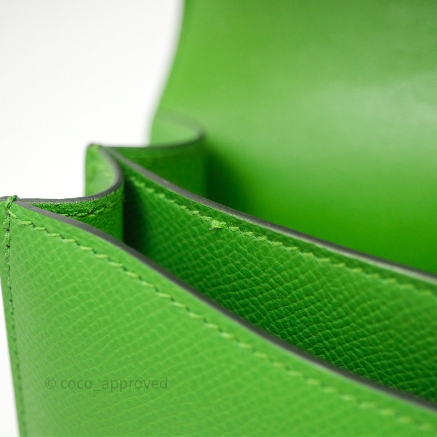 Hermès Constance Mini 18cm Vert Yucca A8 Epsom Gold Hardware