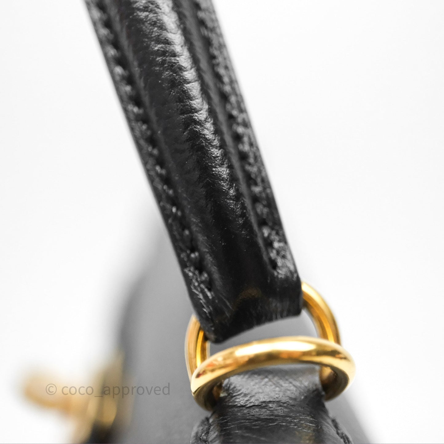 Hermès Kelly 25 Sellier Black Noir 89 Veau Epsom Gold Hardware