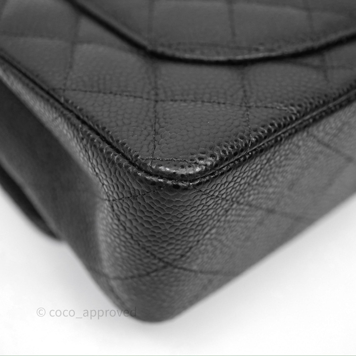 Chanel Small Classic Flap Quilted Black Caviar Silver Hardware