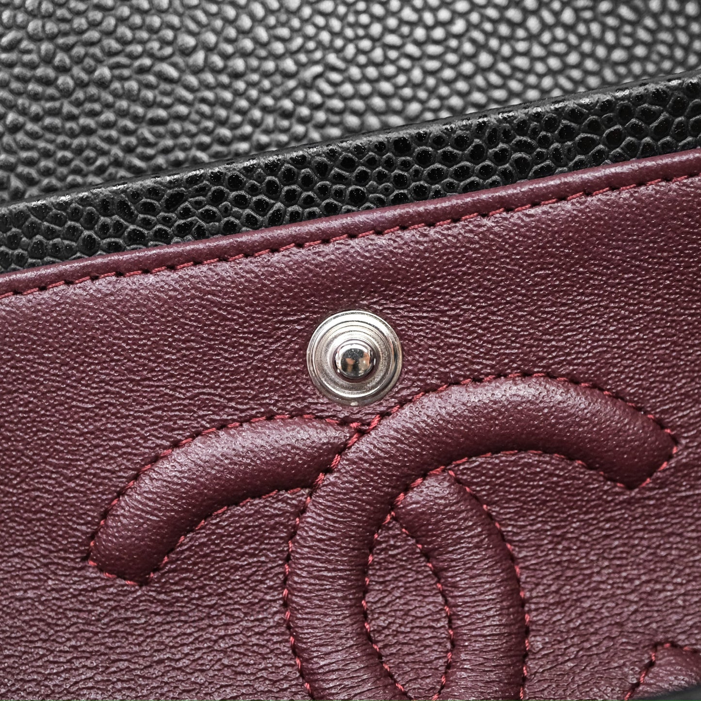 Chanel Small Classic Flap Quilted Black Caviar Silver Hardware