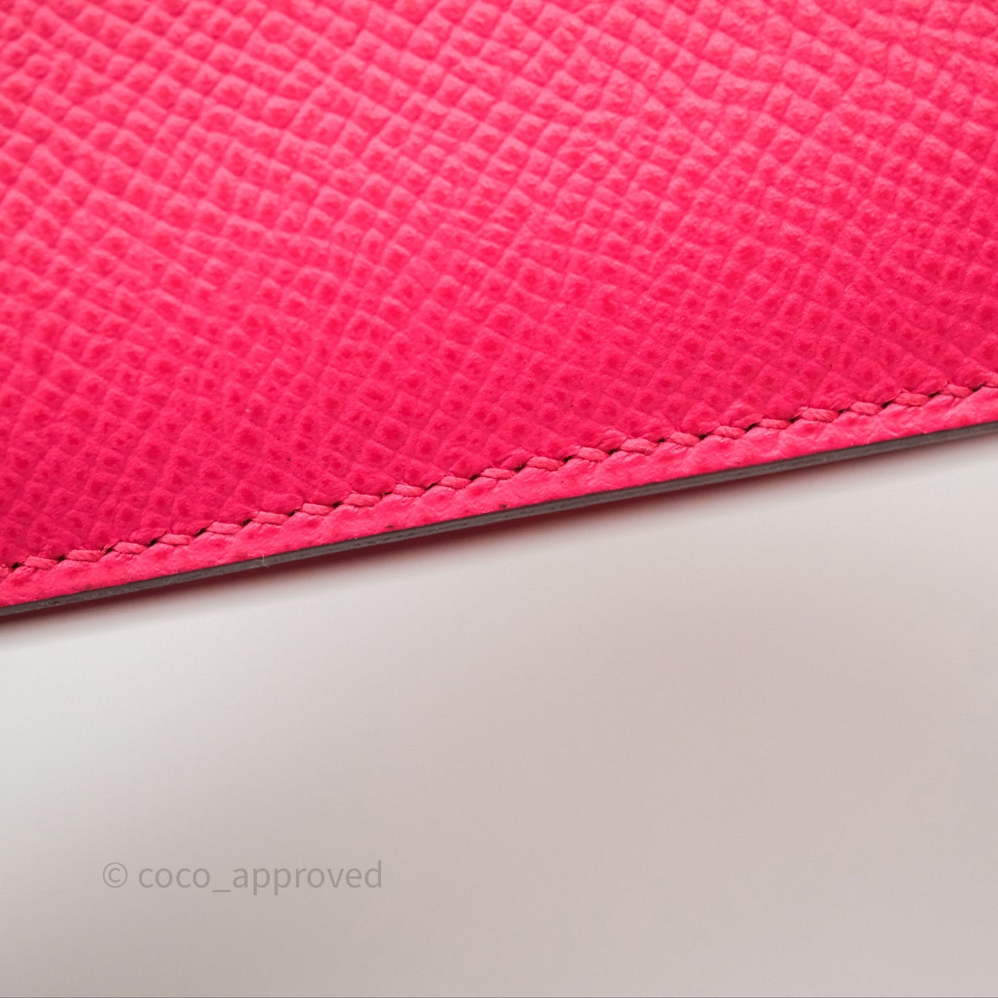 Hermès Constance Mini 18cm Rose Extreme I6 Epsom Gold Hardware