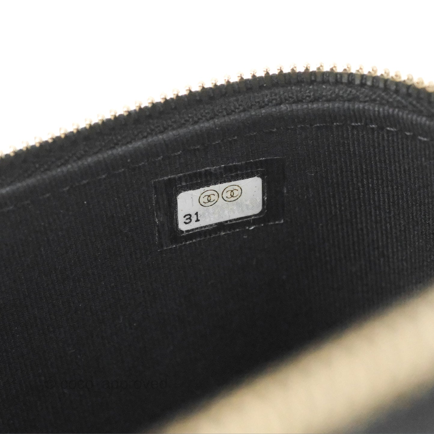 Chanel Vanity Rectangular Top Handle Black Lambskin Gold Hardware