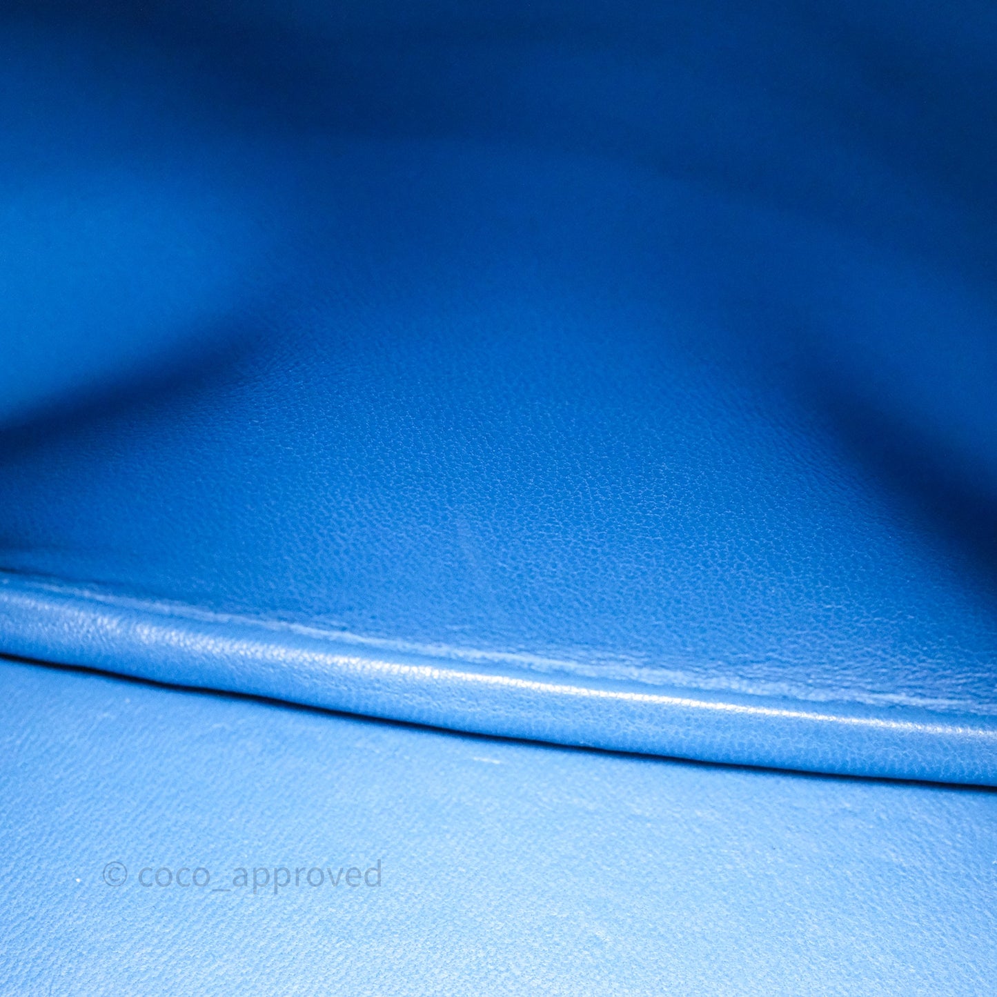 Hermes Mini Bolide 1923 Veau evercolor Bleu Zellige I7 Palladium Hardware