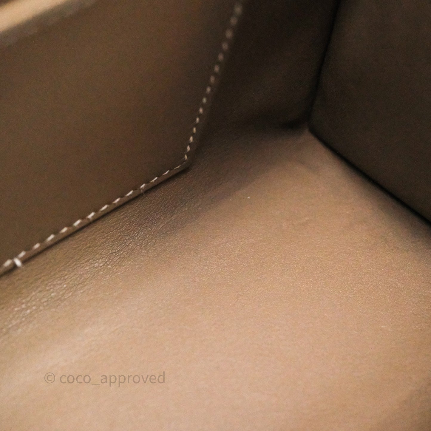 Hermès Kelly Pochette Clutch Etoupe 18 Swift Palladium Hardware