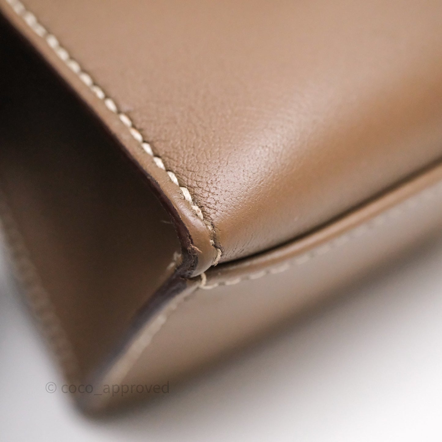 Hermès Kelly Pochette Clutch Etoupe 18 Swift Palladium Hardware