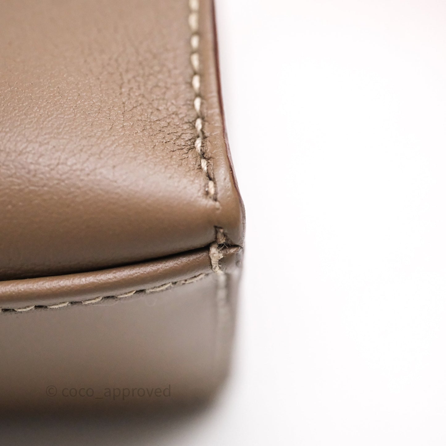 Hermès Kelly Pochette Clutch Etoupe 18 Swift Palladium Hardware
