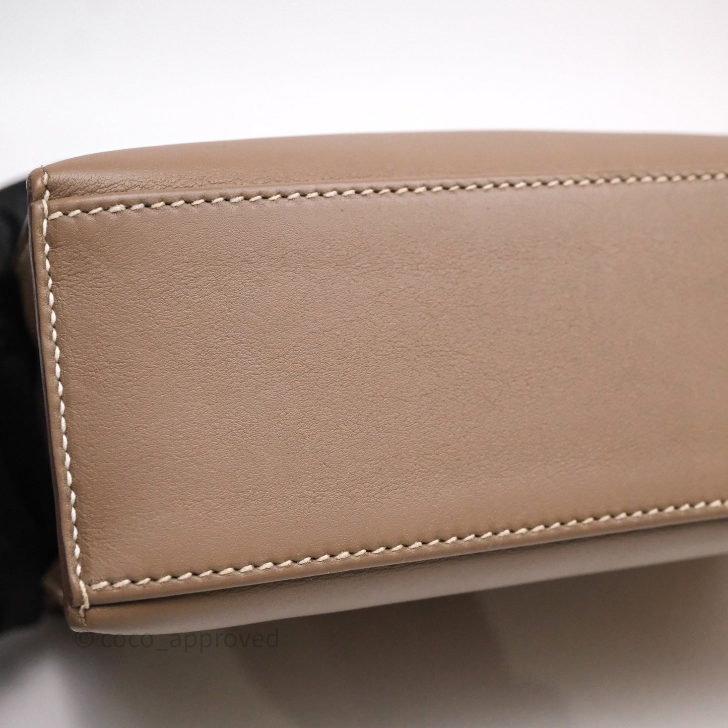 Hermès Kelly Pochette Clutch Etoupe 18 Swift Palladium Hardware