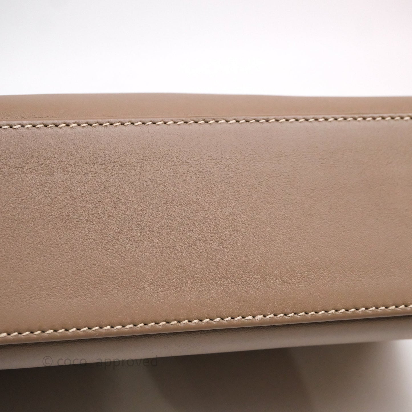 Hermès Kelly Pochette Clutch Etoupe 18 Swift Palladium Hardware