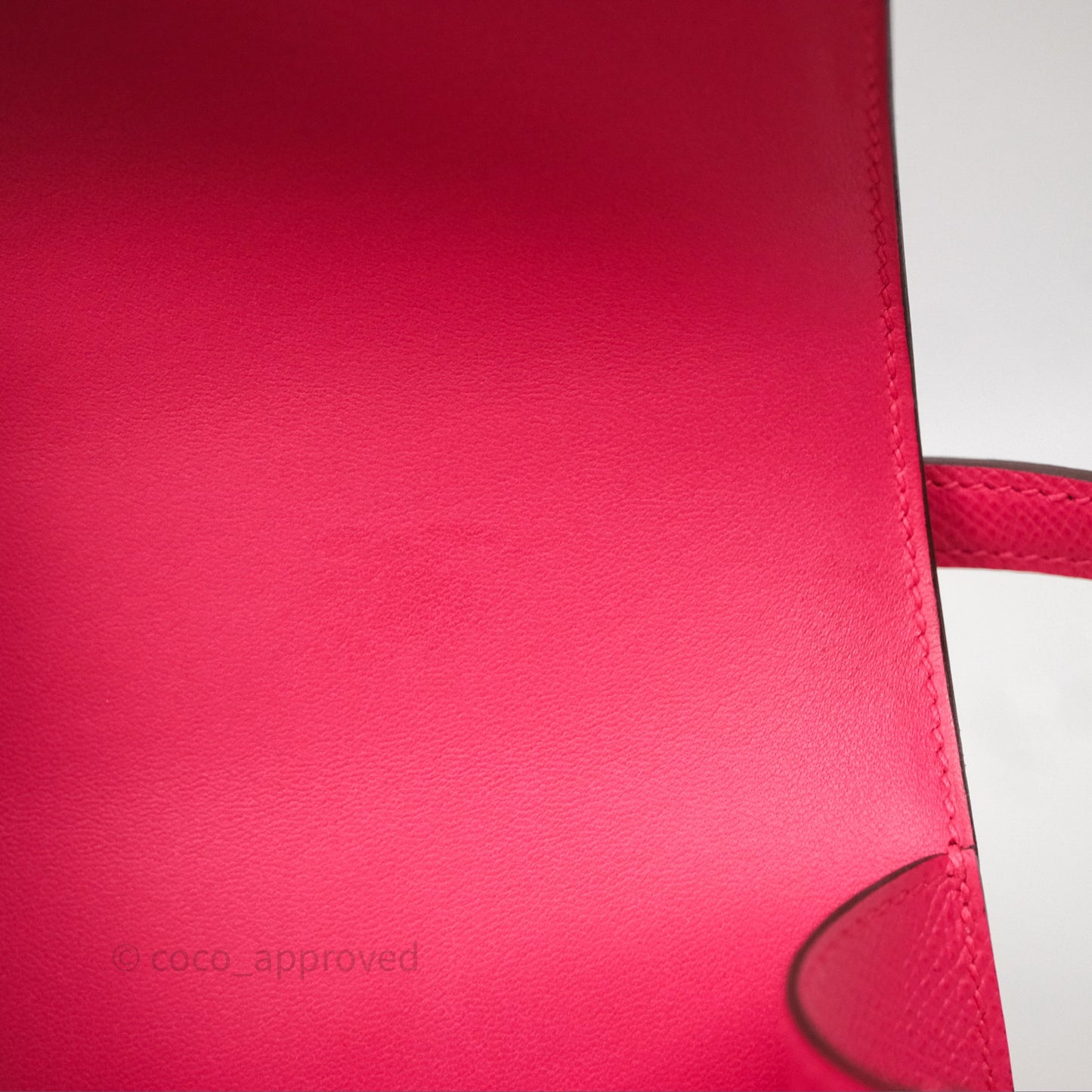 Hermès Constance Mini 18cm Rose Extreme I6 Epsom Gold Hardware