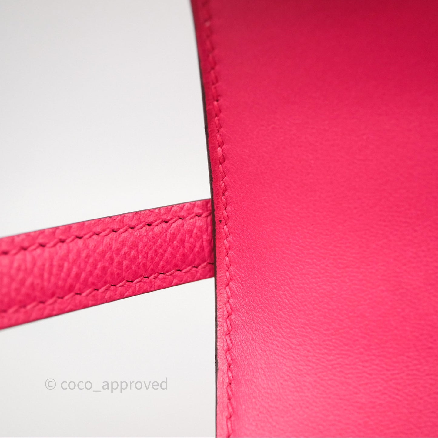 Hermès Constance Mini 18cm Rose Extreme I6 Epsom Gold Hardware