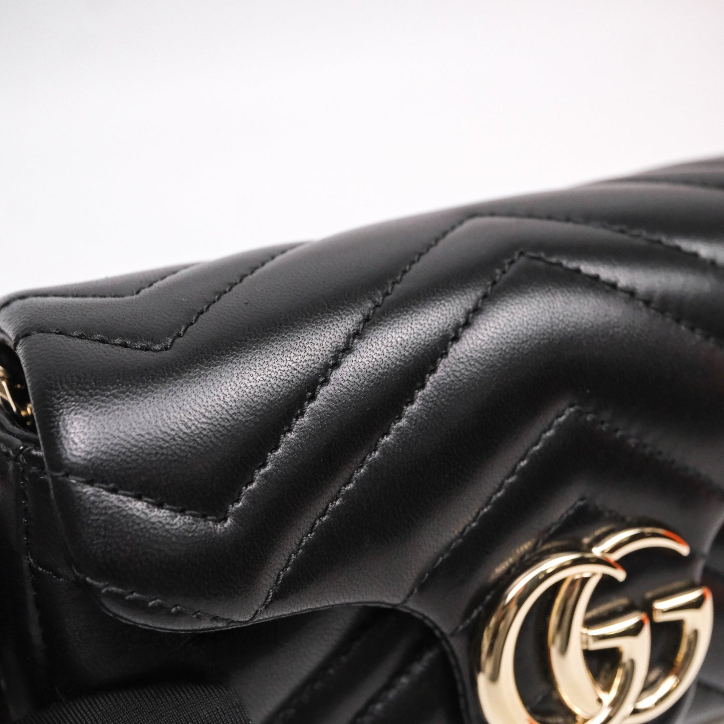Gucci GG Marmont Super Mini Black Shoulder Bag