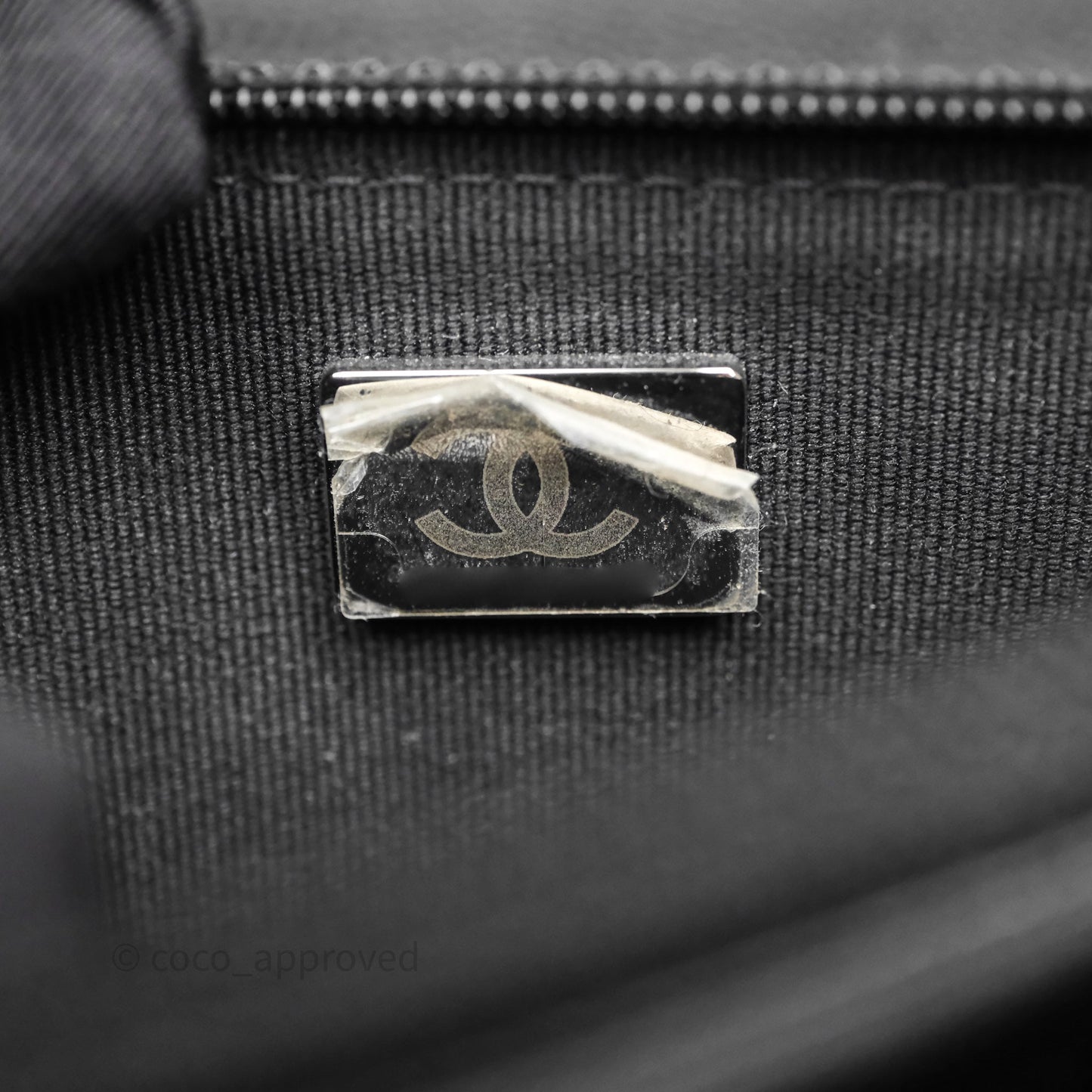 Chanel Quilted WOC with Charms Black Caviar Gold Hardware