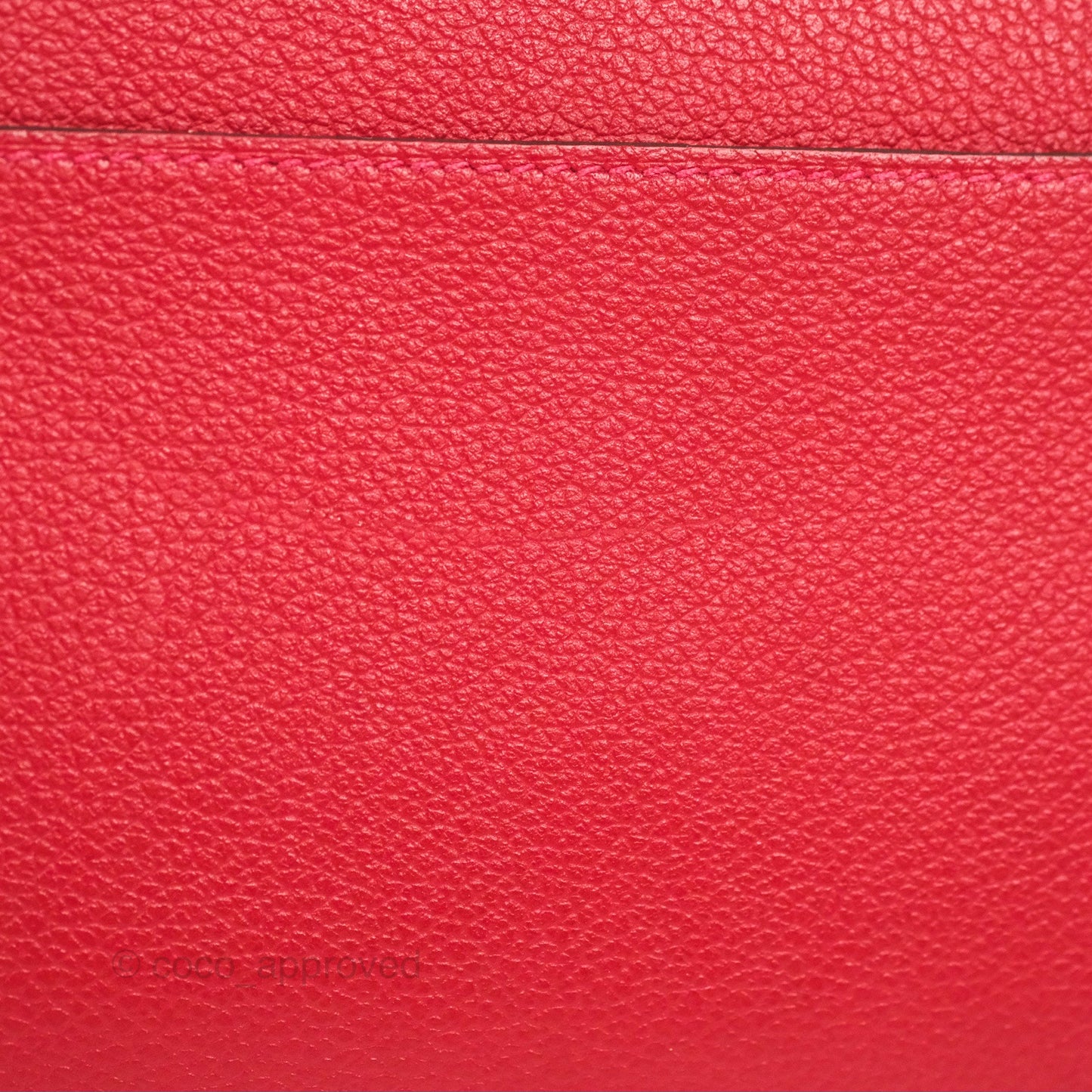 Hermès Constance Long Wallet Rouge Casaque Evercolour Gold Hardware