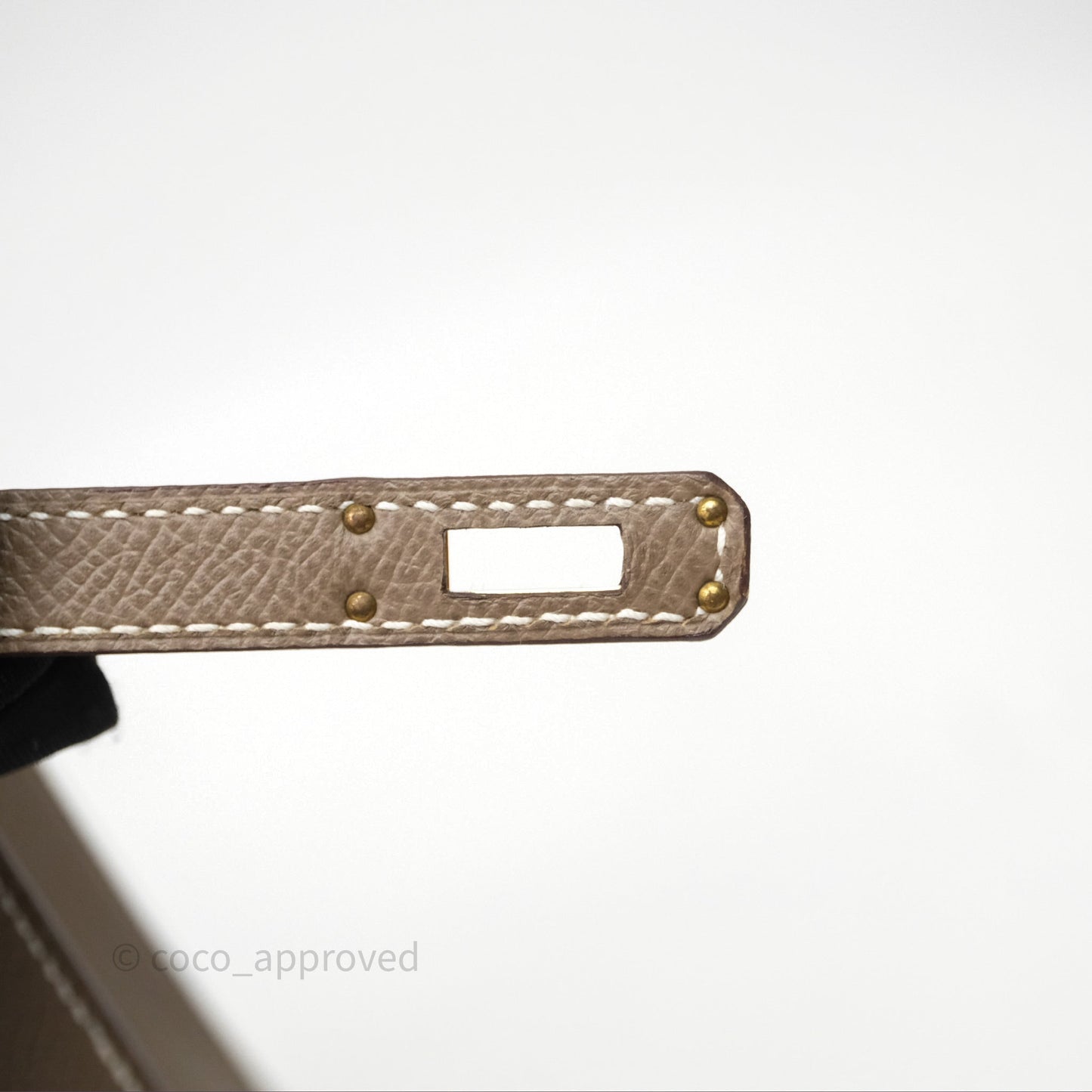 Hermès Kelly 25 Sellier Etoupe 18 Epsom Gold Hardware