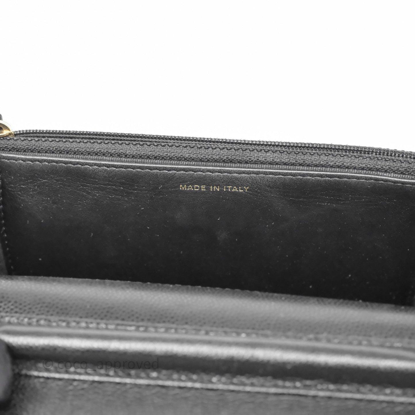 Chanel Quilted WOC with Charms Black Caviar Gold Hardware