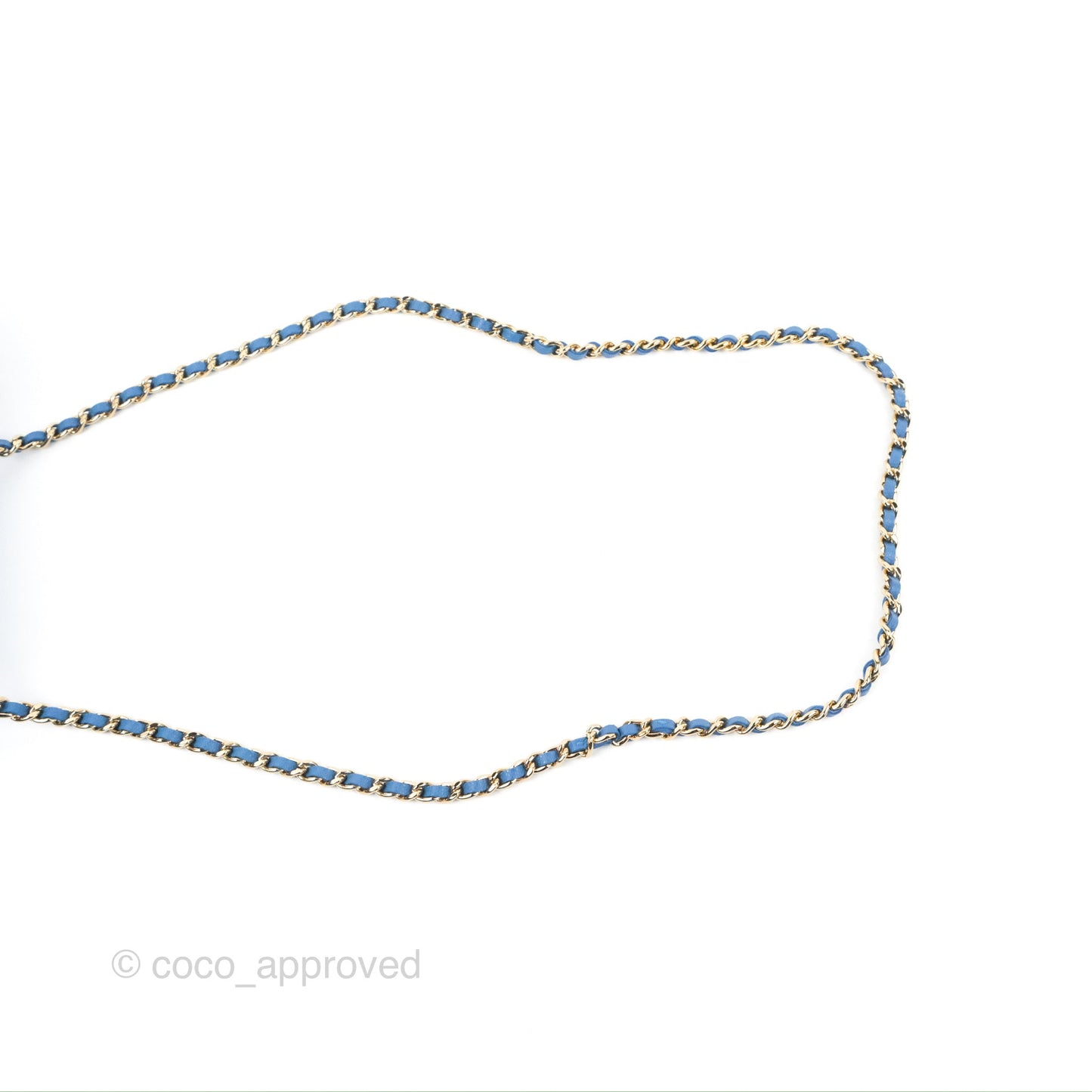 Chanel Classic Vanity with Chain Blue Caviar Gold Hardware