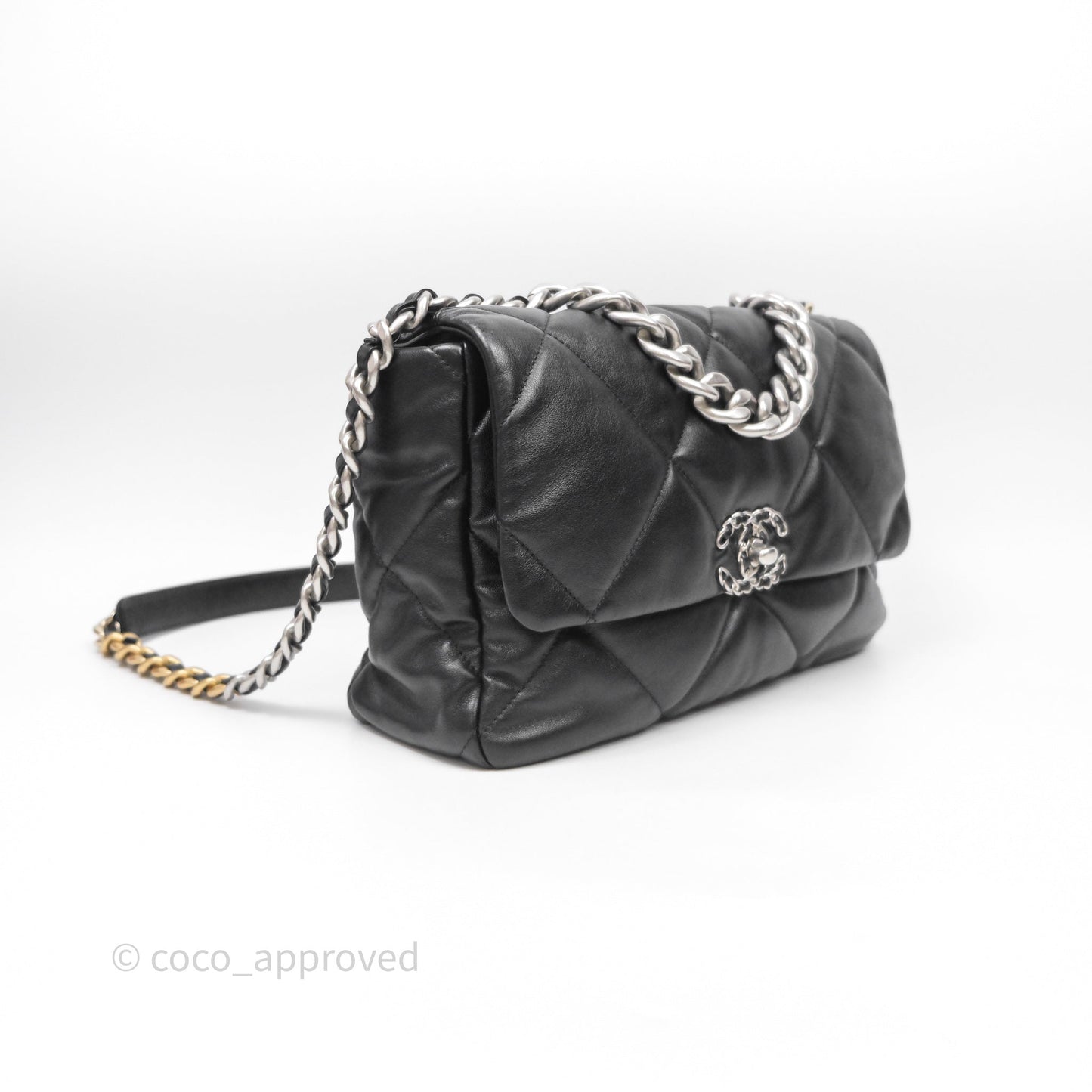 Chanel 19 Medium Black Mixed Hardware