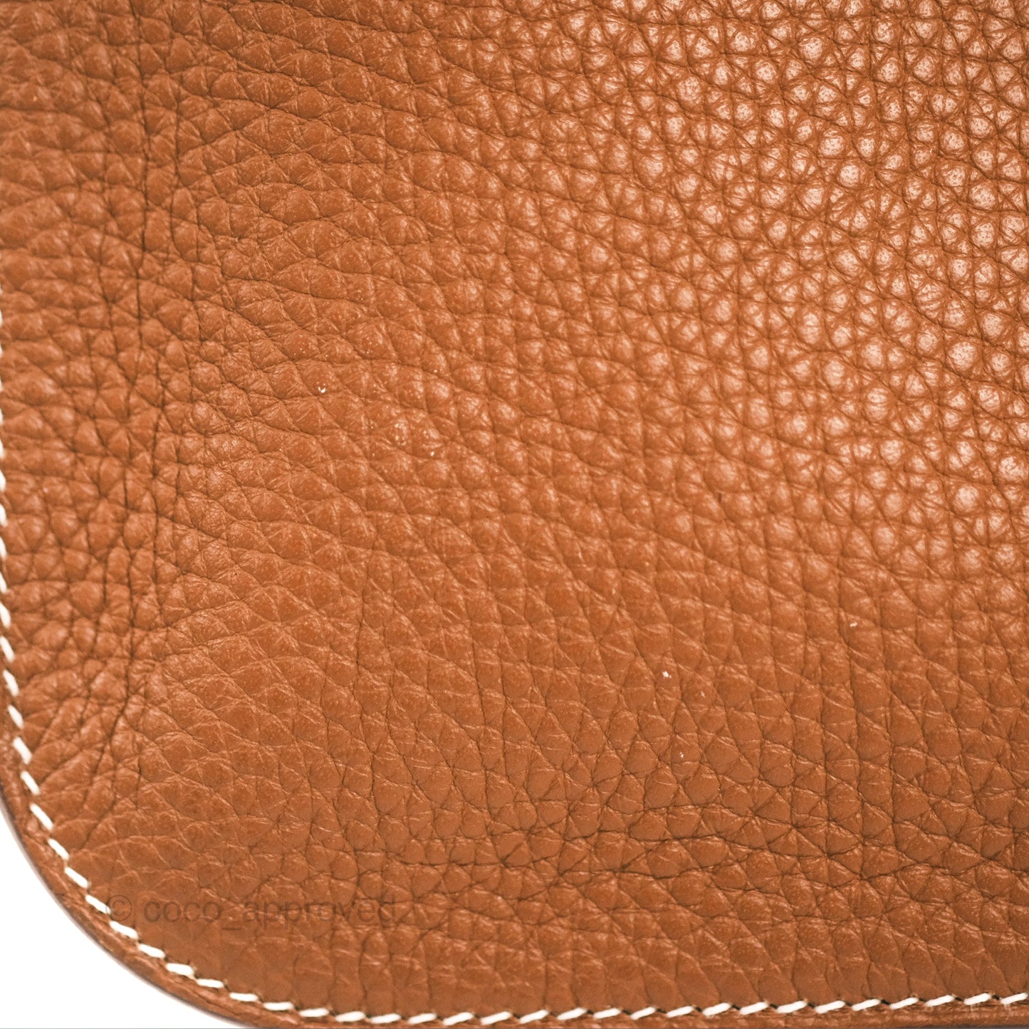 Hermès Halzan 31 Gold Clemence Palladium Hardware