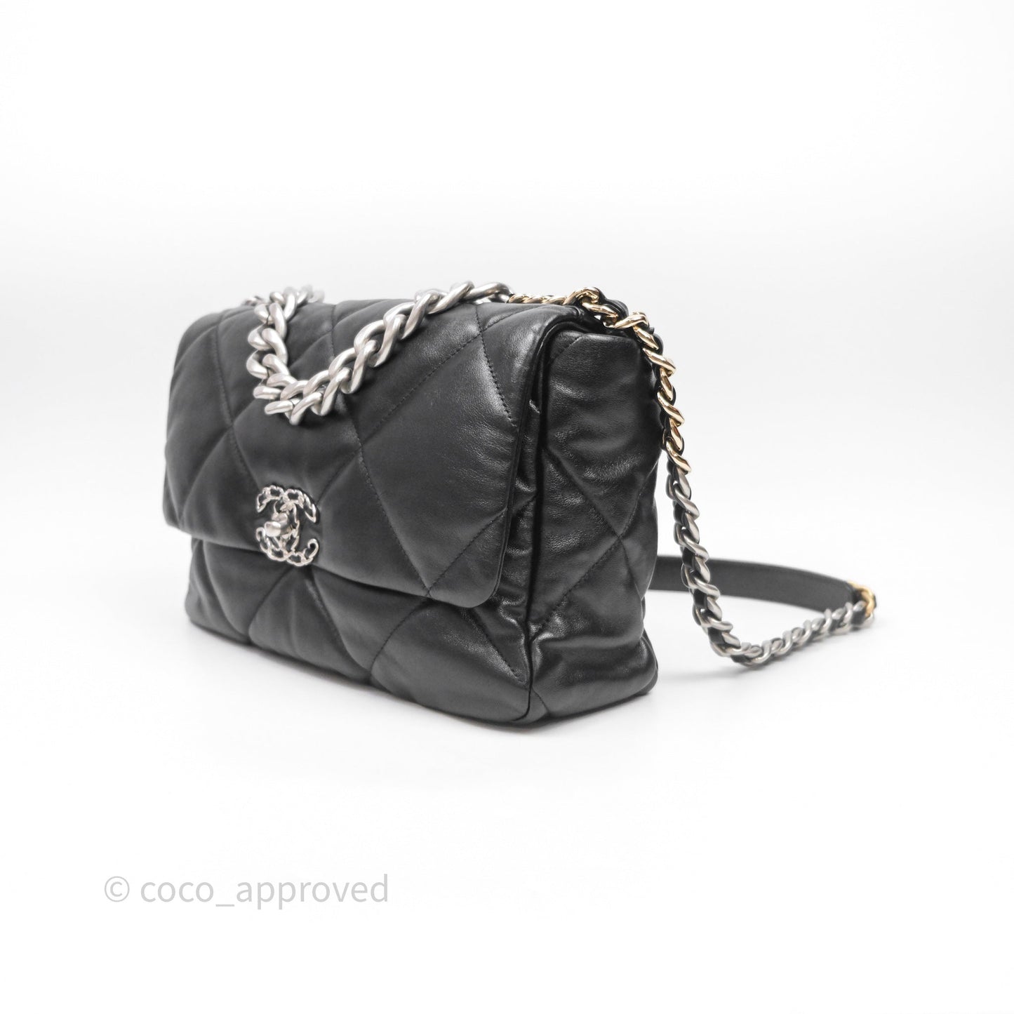 Chanel 19 Medium Black Mixed Hardware