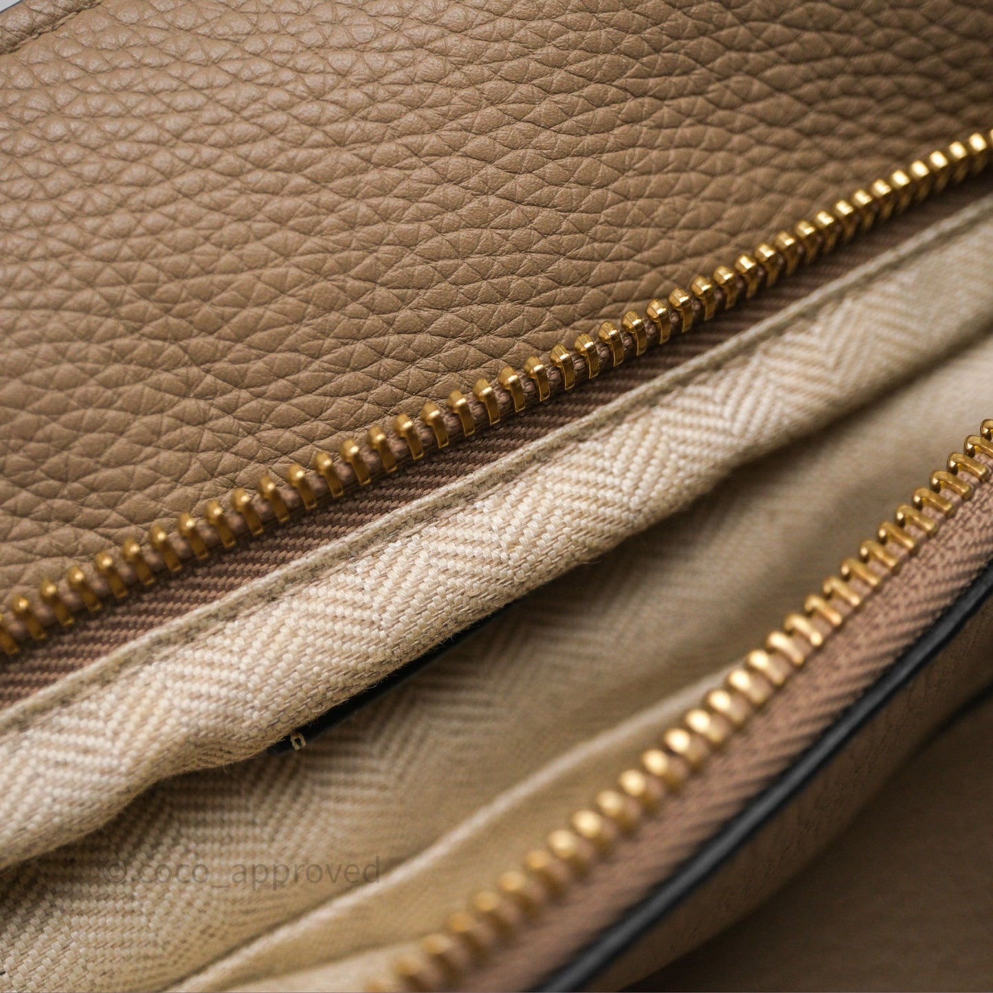Loewe Small Puzzle Bag Sand Mink Grained Calfskin