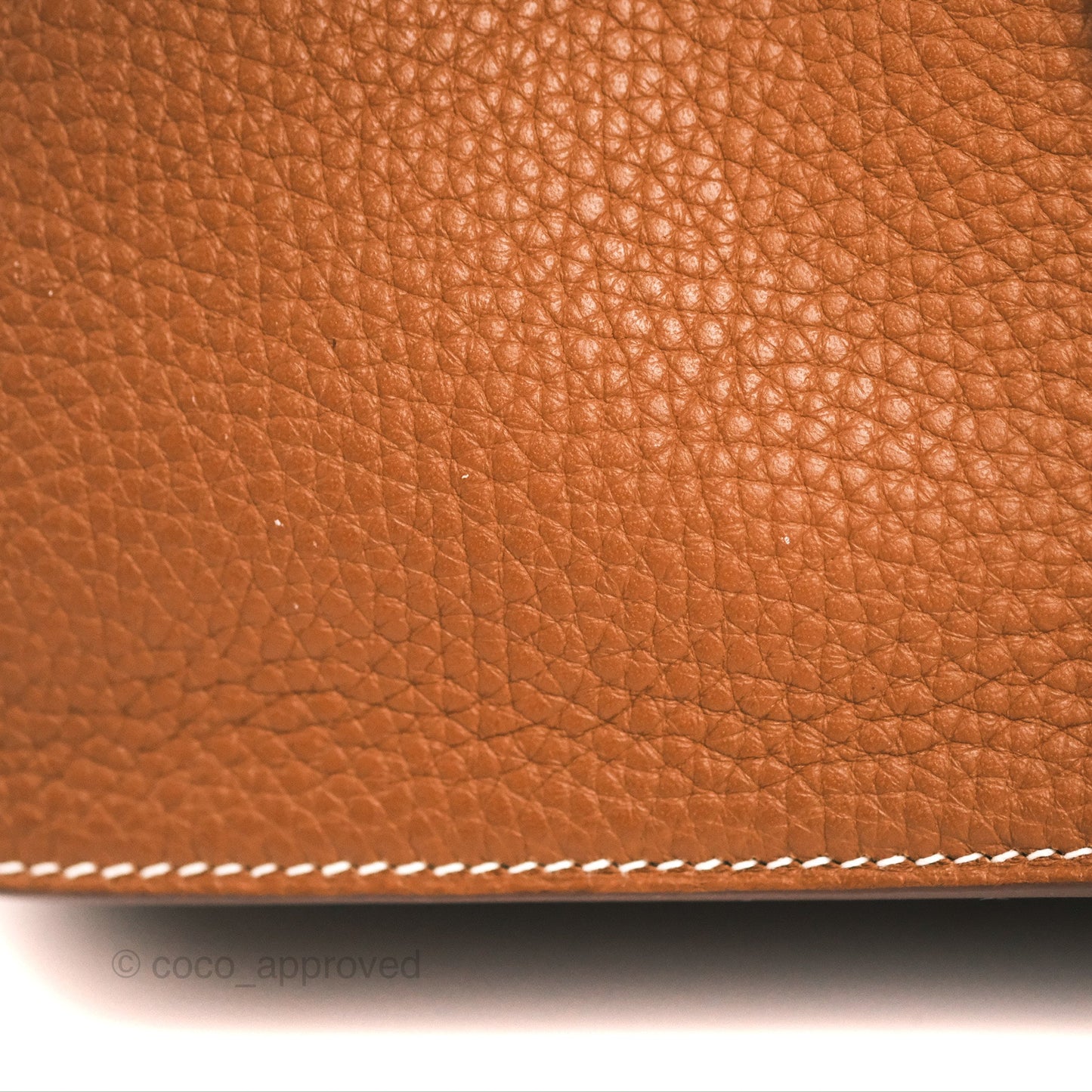 Hermès Halzan 31 Gold Clemence Palladium Hardware