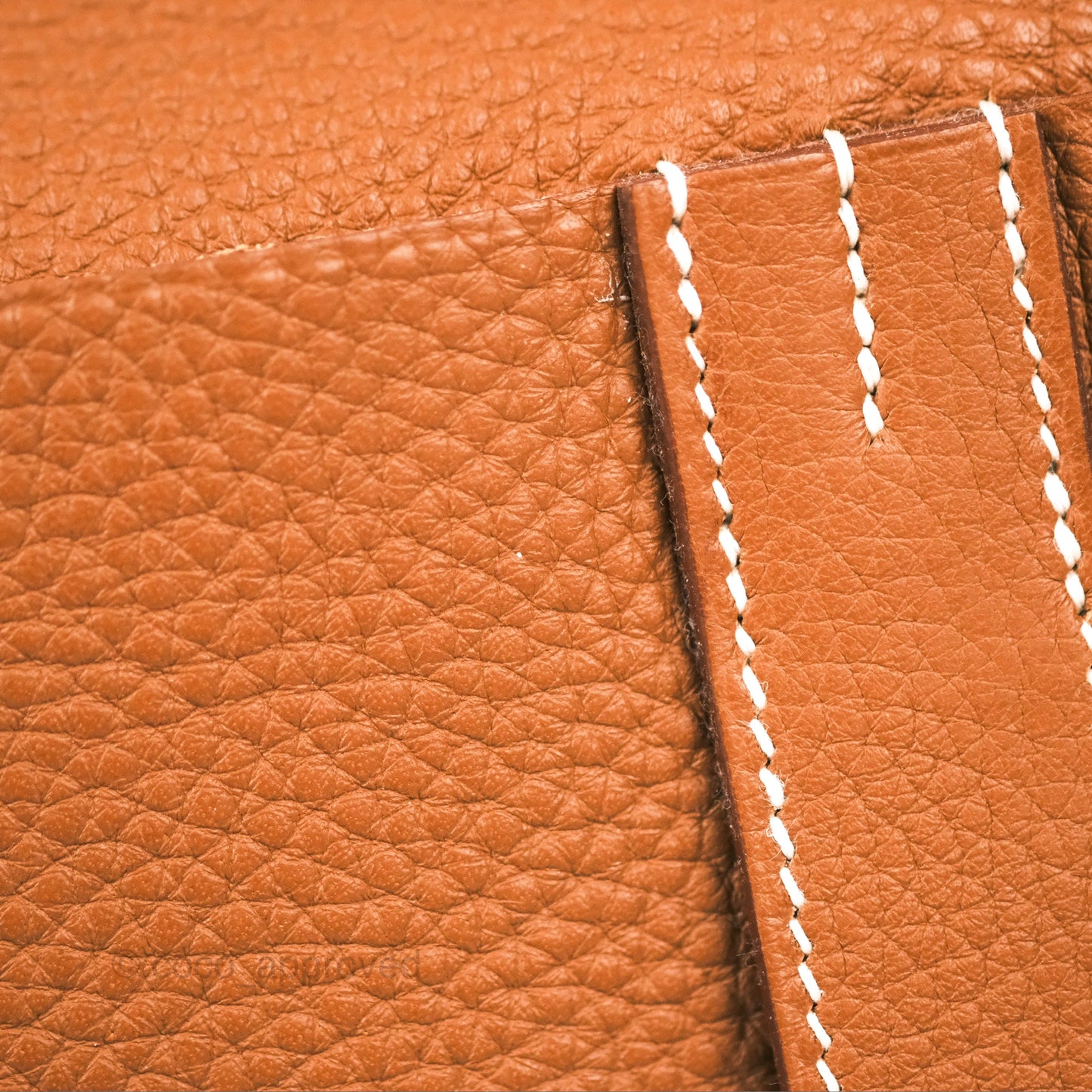Hermès Halzan 31 Gold Clemence Palladium Hardware