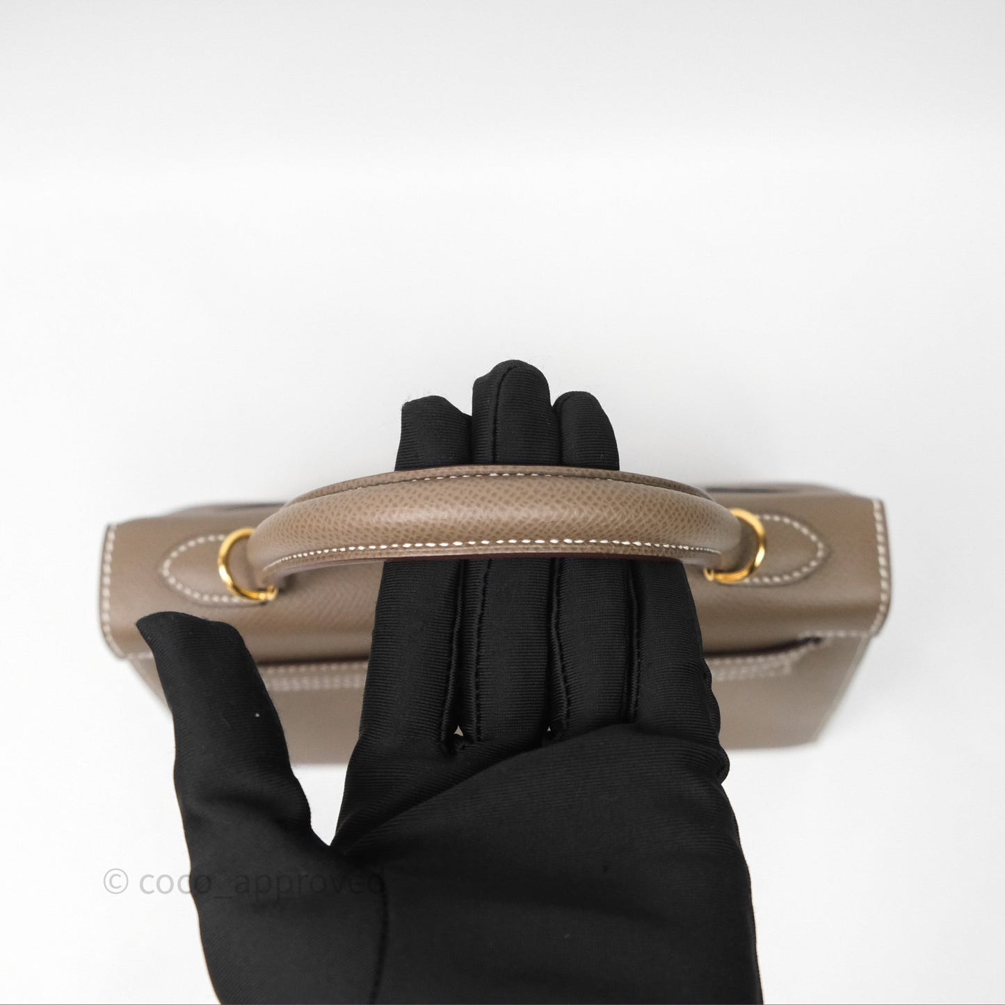 Hermès Kelly 25 Sellier Etoupe 18 Epsom Gold Hardware