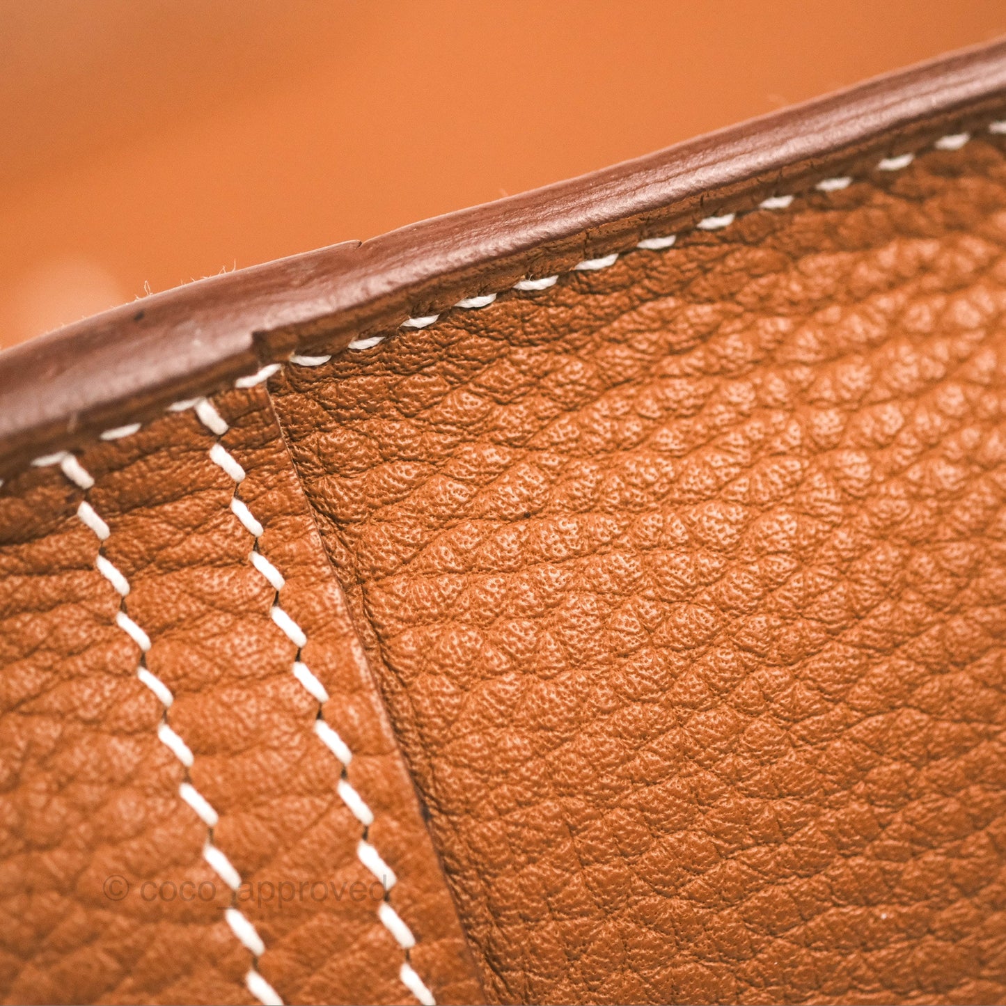 Hermès Halzan 31 Gold Clemence Palladium Hardware